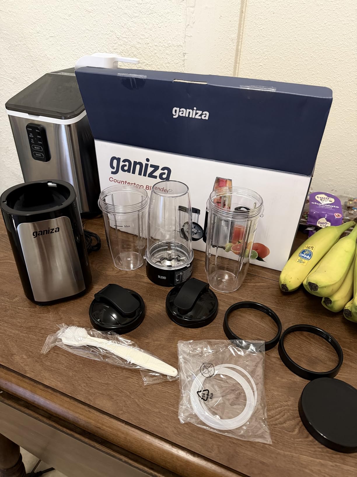 Ganiza Smoothie Blender, 14Pcs Personal Blender for Shake and Smoothies for Kitchen with 3 Portable Cups (1x24oz & 2X17oz), Single Serve Smoothie Maker, Nutritious Recipe customer photo 2