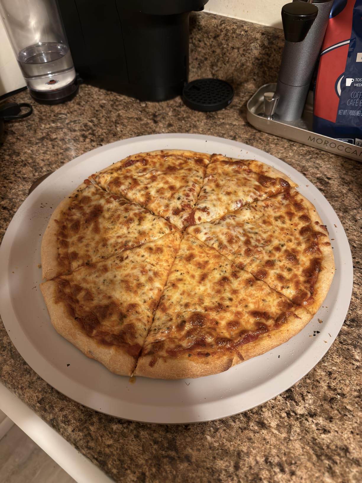 OXO Good Grips Non-Stick Pro Ceramic Coated 15 in Pizza Pan, Storm Blue | Scratch Resistant, Non-Stick, Wide Rim, High-Heat, Homemade Pizza, Flatbreads, Kitchen Accessories customer photo 1