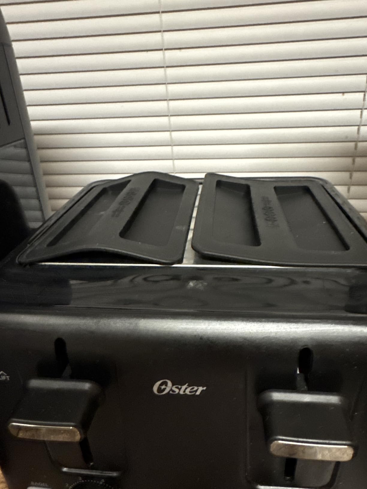 Silicone Toaster Top Cover, 1PCS Toaster Cover Black Bread Maker Dust Machine Covers Protector Lid Sandwich Machine Part Accessories customer photo 2