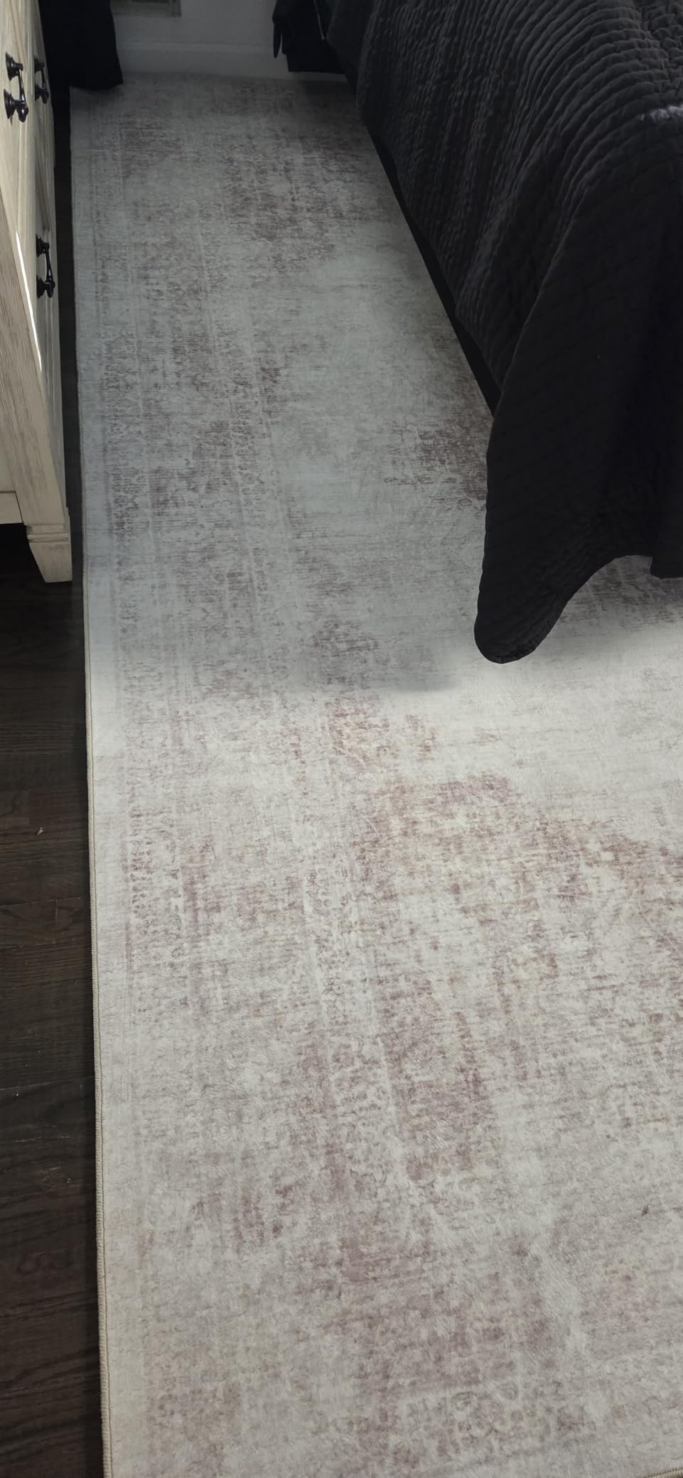 Area Rug 5x7 Vintage Rug: Washable Living Room Rugs Retro Medallion Distressed Large Rugs Soft Low Pile Non-Slip Indoor Floor Carpet for Bedroom Kitchen Nursery Dining Table Office (Beige, 5'x7') customer photo 1