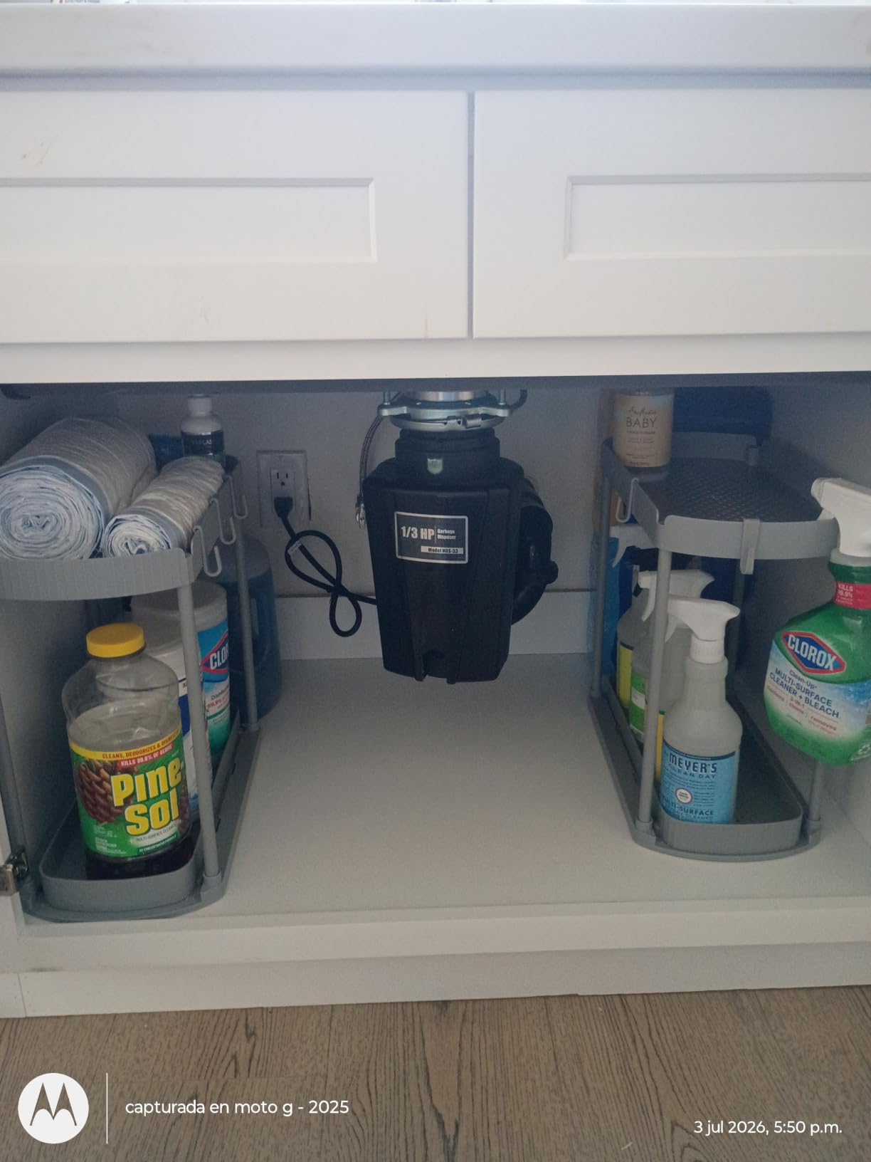 2 Packs Under Sink Pull-Out Storage Organizers, 12.8 Inches, Black customer photo 1