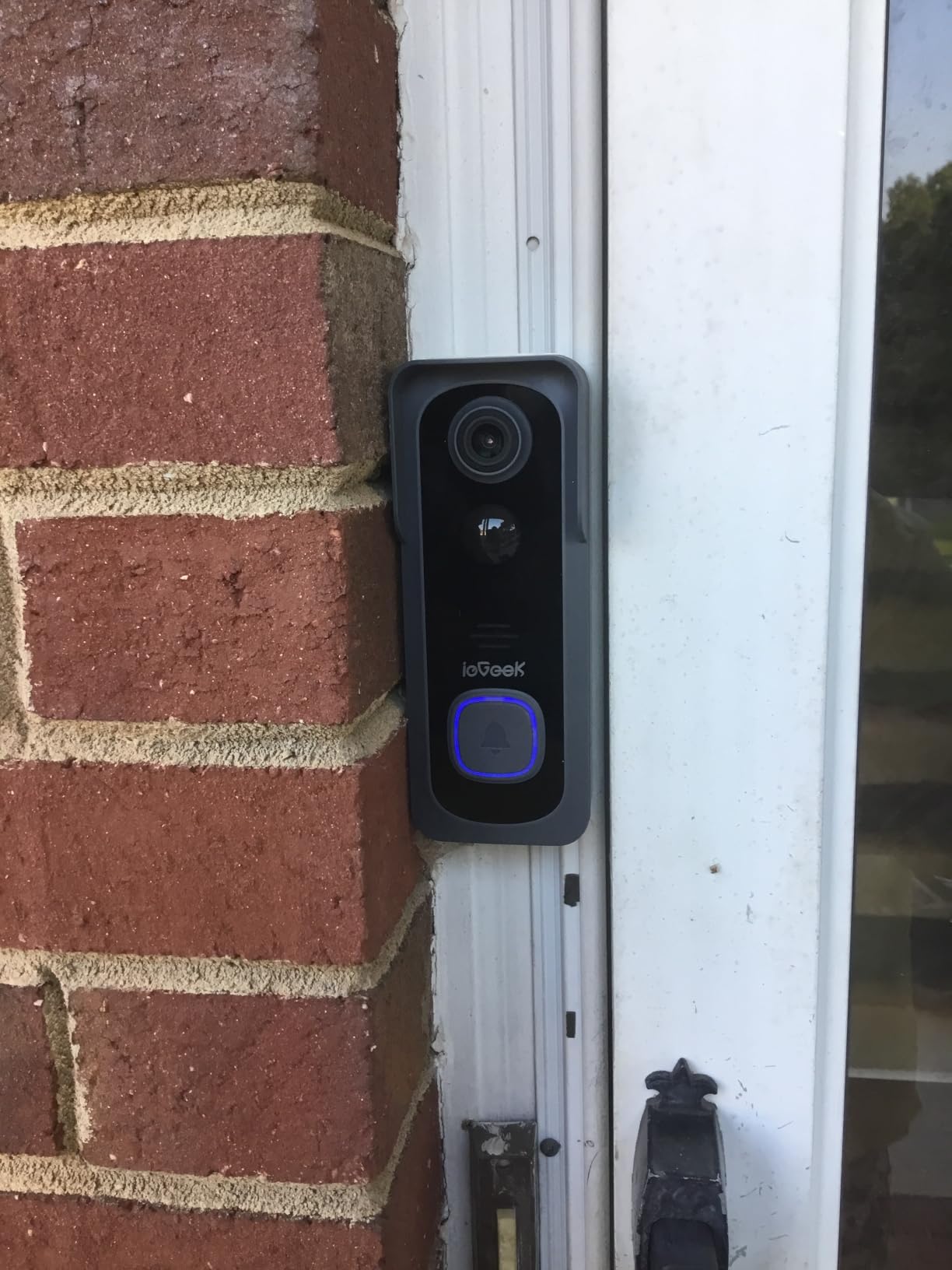 ieGeek Doorbell Camera Wireless No Subscription, 2K HD Ultra-Wide View, PIR Motion Detection 2-Way Talk, Wireless Video Doorbell with Chime, Support Local & Cloud Storage, Only 2.4GHz WiFi, Grey customer photo 2