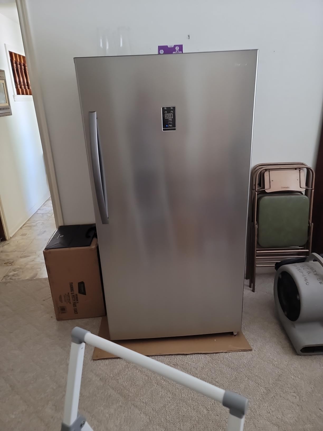 SMETA Stand Up Freezer 14 Cu. Ft, Upright Freezer Frost Free, Convertible Refrigerator Garage Ready, Standing Deep Freezers Upright, Freezerless Refrigerator Vertical For Kitchen, Home, White customer photo 2