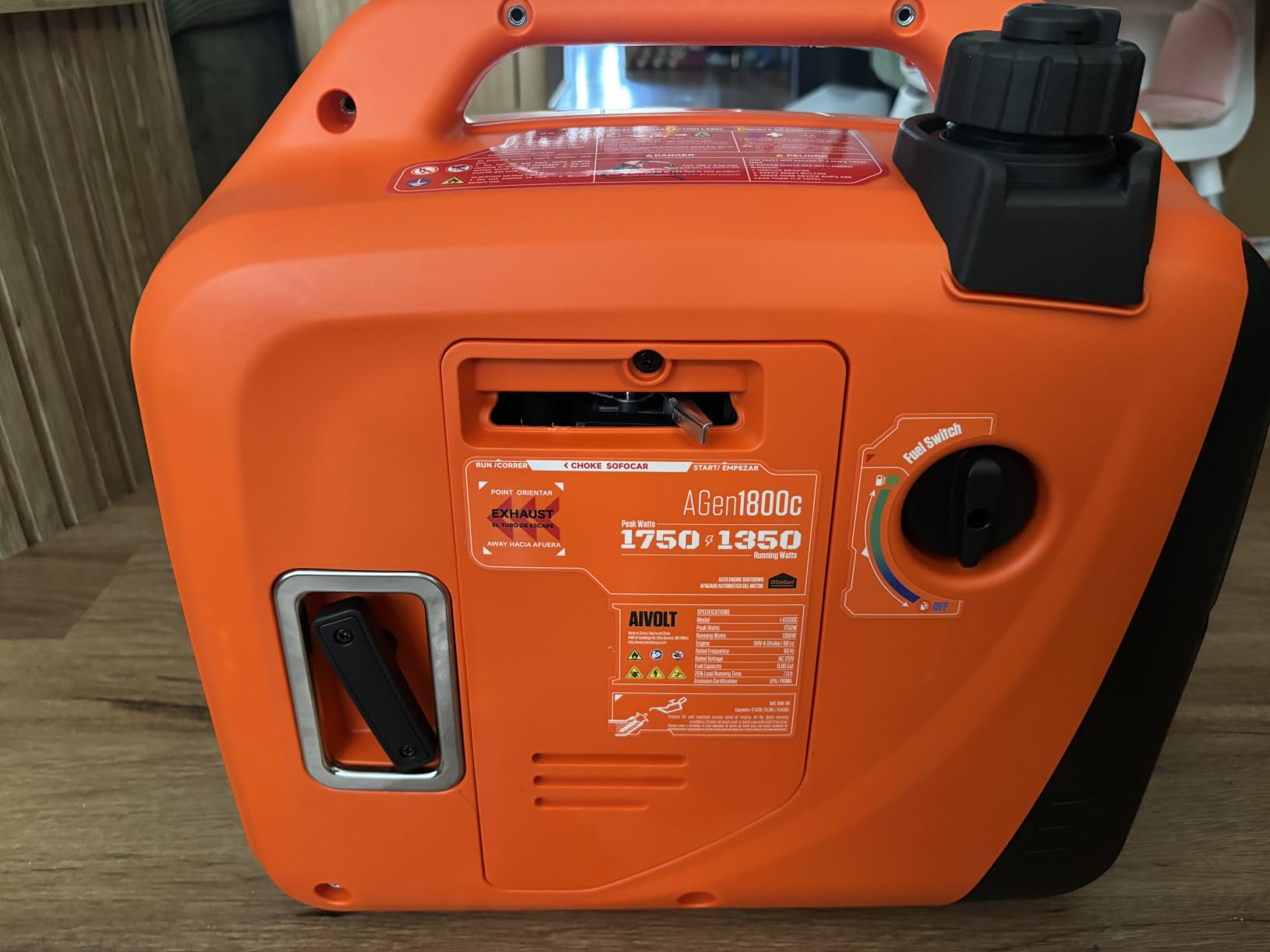 AIVOLT 4300W Dual Fuel Inverter Generator 53dB Quiet for RV Camp Home customer photo 1