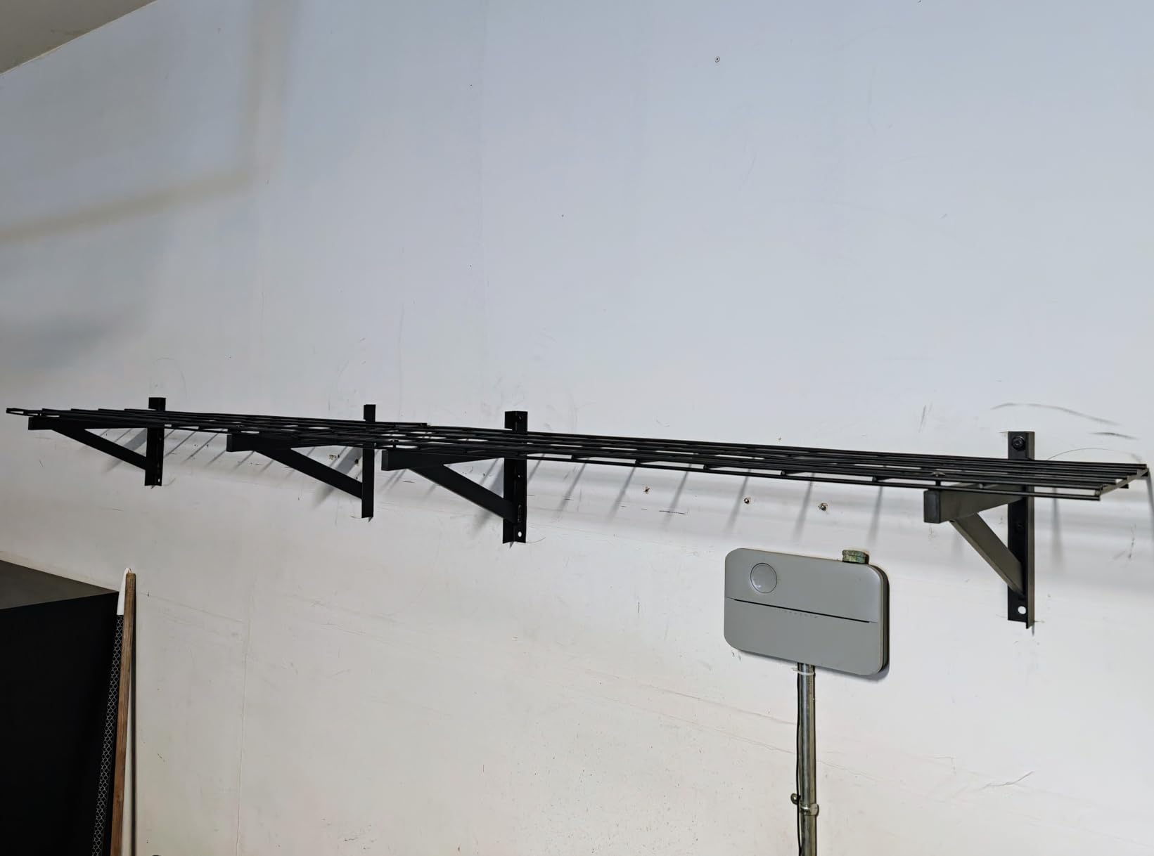Jusgym 4 Pack Wall Mounted Garage Shelving, 2x3ft, 1400lbs Integrated Grid customer photo 2