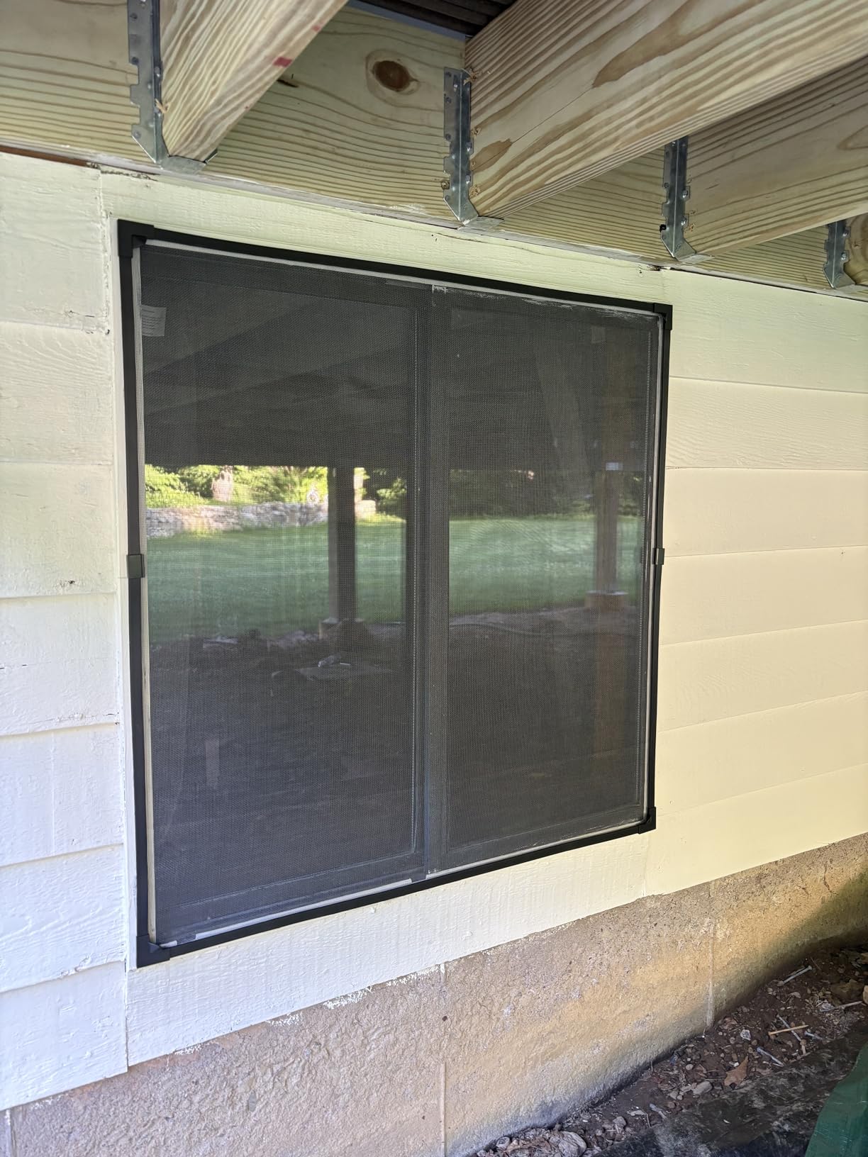 HOFUDON Adjustable Magnetic Window Screen Max 39