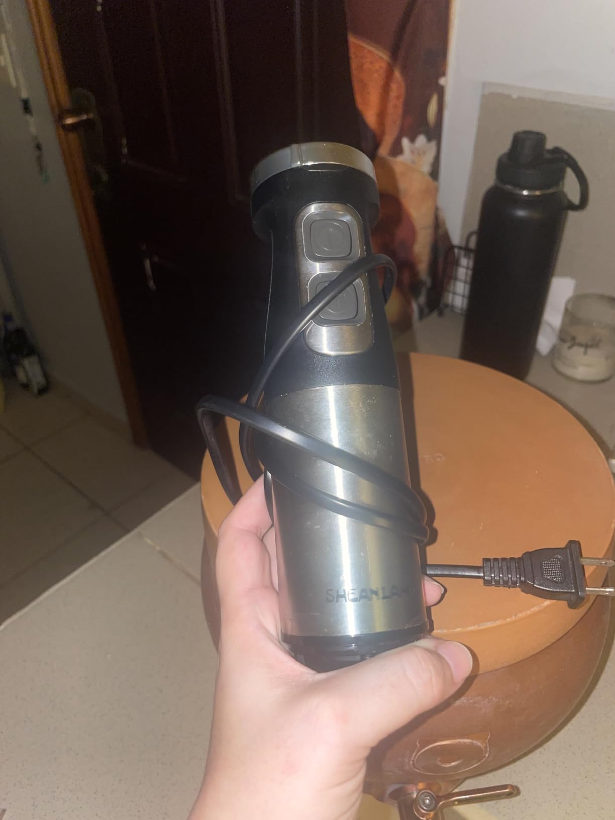 1000W Powerful Immersion Blender Handheld, 2026 New Update Hand Blender with 25-Speed and Heavy-Duty Copper Motor (Silver) customer photo 2
