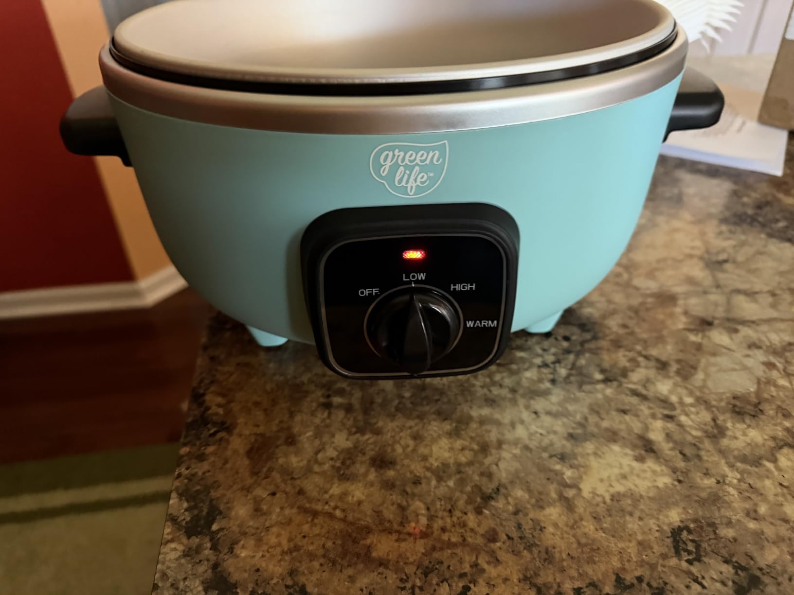 GreenLife 3.5QT Ceramic Nonstick Slow Cooker, Cooktop/Oven Safe, Cream | PFAS-Free Nonstick Removeable Inner Pot, Dishwasher Safe Components, 3 Heat Settings (low, high, warm), Lightweight & Compact customer photo 1