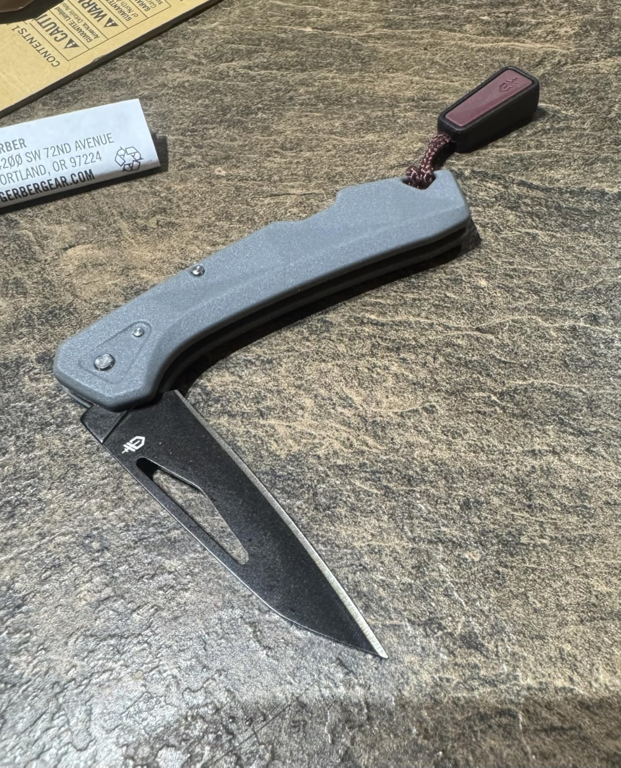 Gerber Gear LST Mini - Lightweight Folding Pocket Knife for Hiking, Camping - EDC Tool - Durable Stainless Steel Blade - Yellow customer photo 1