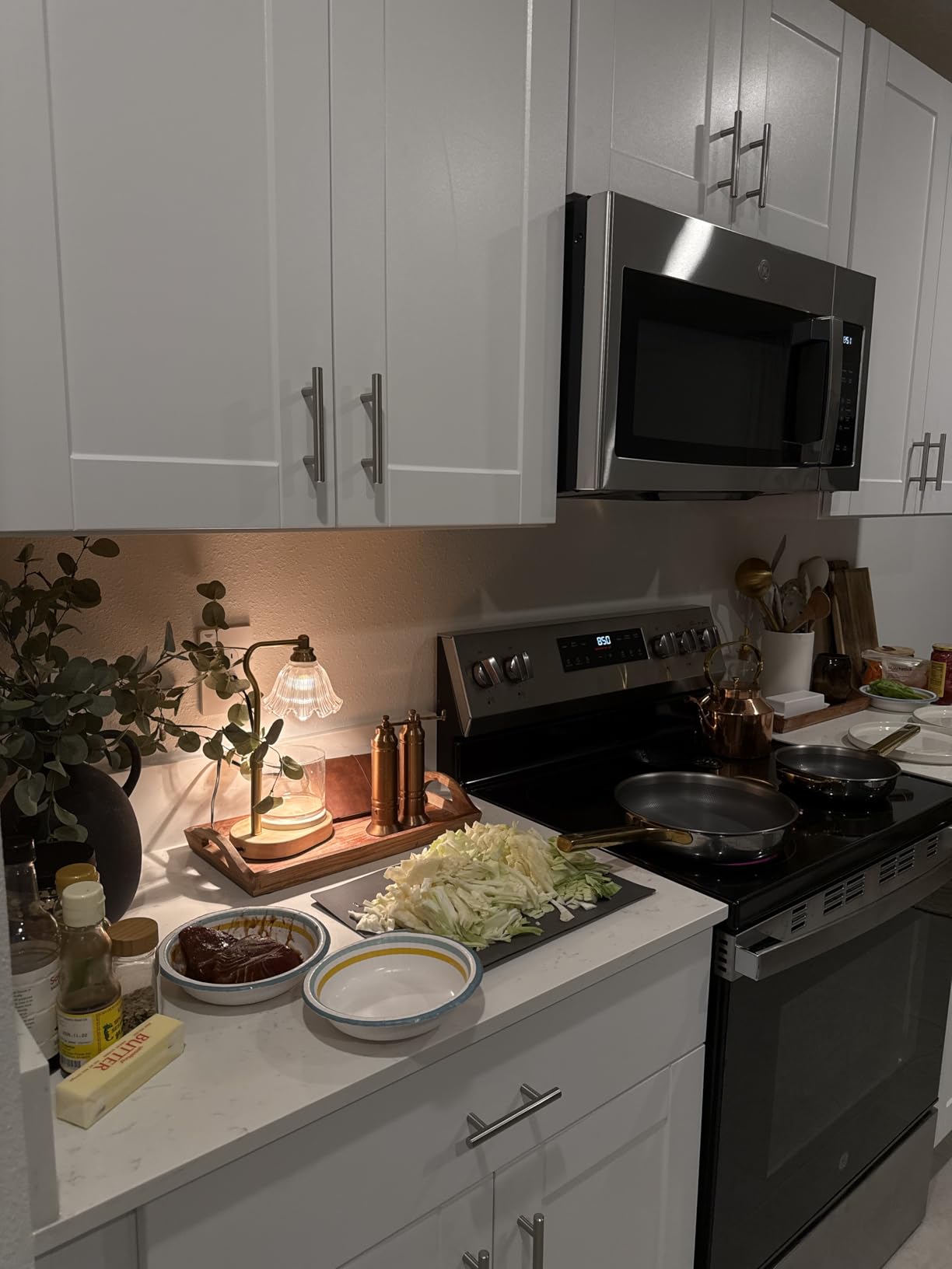 Our Place Titanium Pro Cookware Set, 10-Piece Titanium Pots & Pans Set | Always Pan Pro, Perfect Pot Pro, minis, utensils; tri-ply, nonstick, induction, dishwasher & oven safe to 1000°F (750°F Gold) customer photo 1