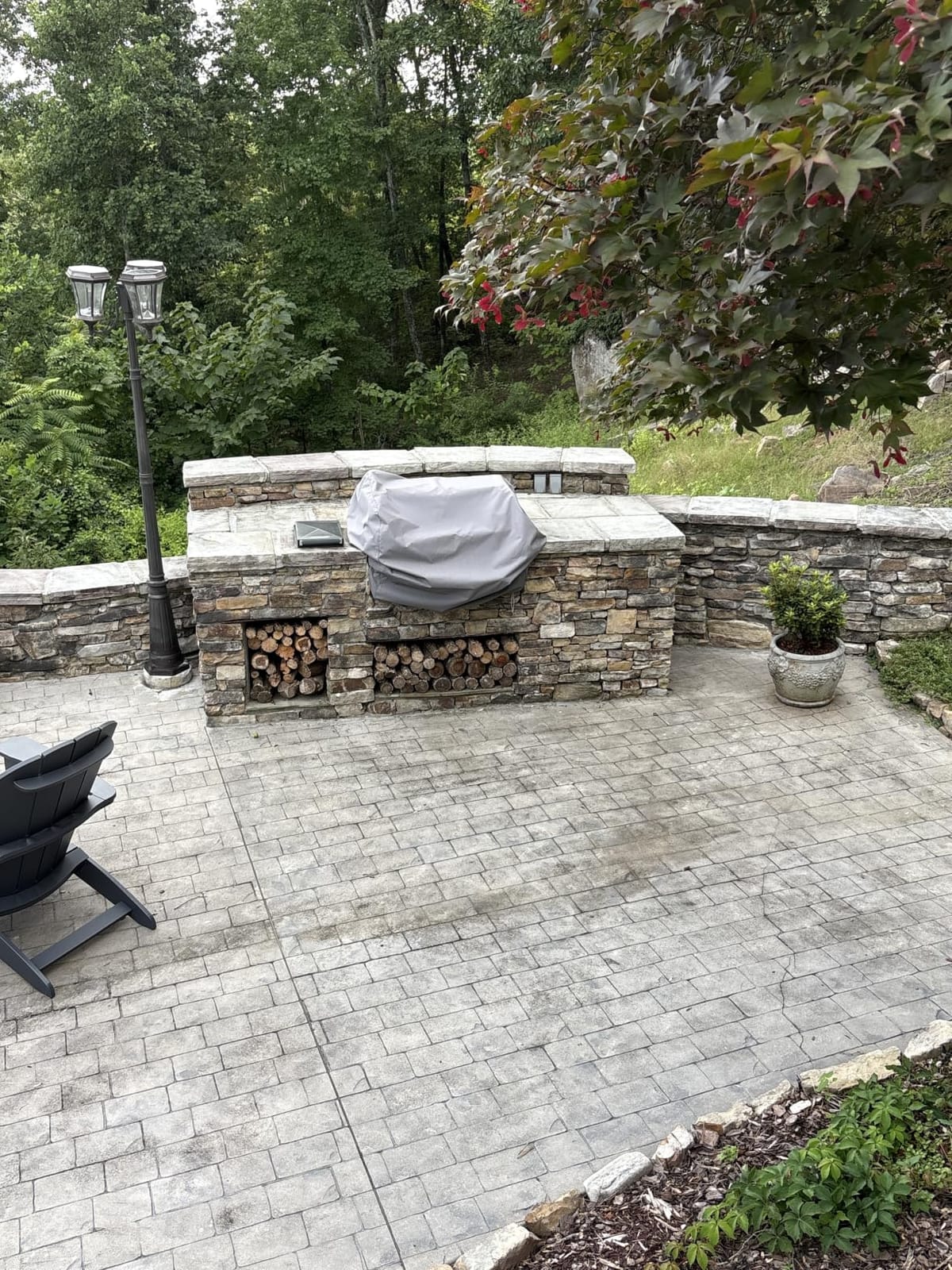 28Inch Built in Charcoal BBQ Grill for Outdoor Kitchen, Large Barbecue Grill | Heavy Duty 304 Stainless Steel with Liftable Charcoal Tray, Dual Cooking Grates, Insulated Hood, Temp Gauge and Air Vents customer photo 1