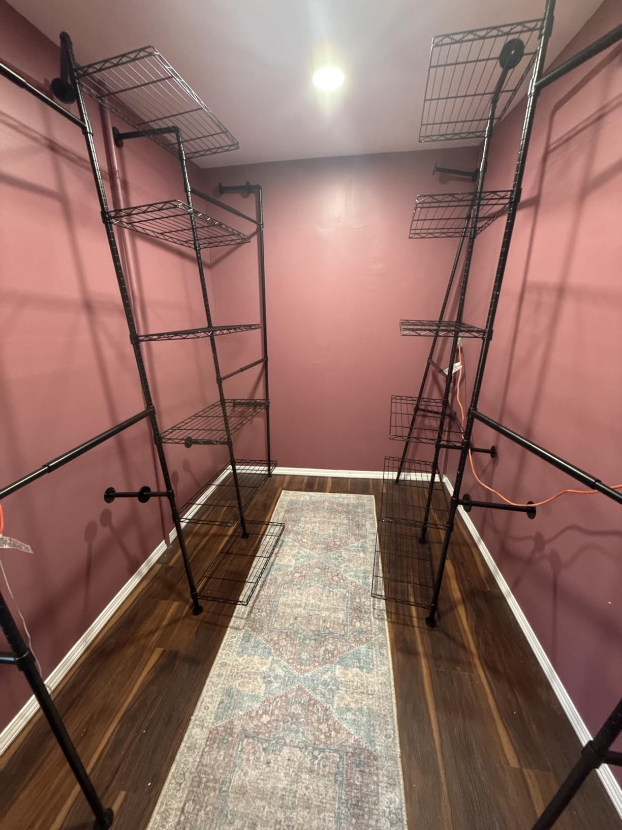 ONBRILL H3 Expandable Wall Mounted Closet System, Heavy Duty Clothing Rack customer photo 1