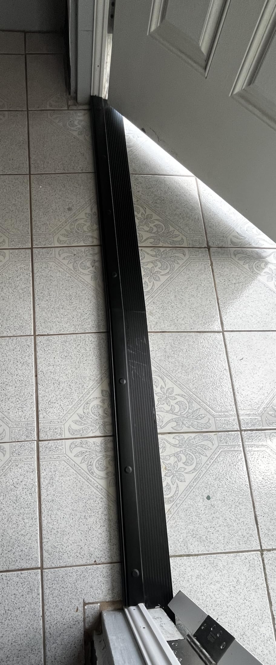 Adjustable Aluminum Threshold – Extra Short Width with Hidden Screws, Adapts to Any Height, Heavy-Duty for Residential & Commercial Use, Available in Multiple Sizes (Black, 36 inch) customer photo 1