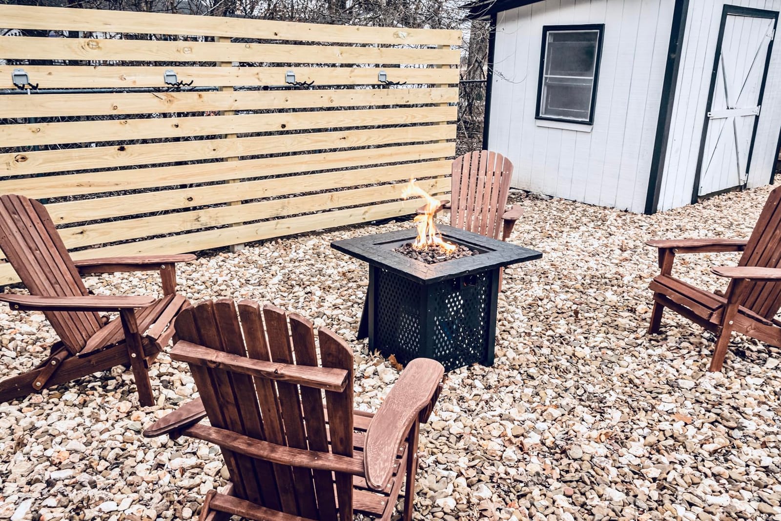 SoliWood Outdoor Wooden Folding Adirondack Chair Set of 6 with Pre-Assembled BackRest, Wood Patio Chair for Garden Backyard Porch Pool Deck Firepit customer photo 2