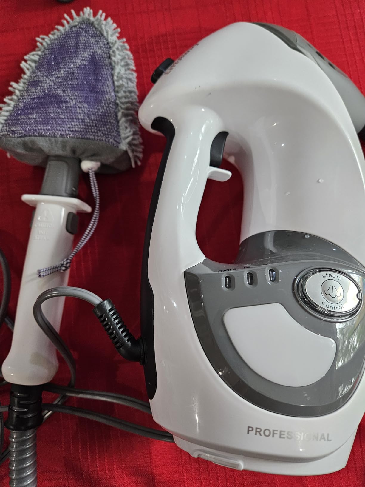 Shark Lift-Away Steam Mop with Detachable Handheld Steam, Blue, S3972BRN | 3 Steam Modes, 1 Double-Sided Washable Dirt Grip Pad, Grout and Nylon Brush, Upholstery Tool, Scraper, Whole Home Cleaning customer photo 1