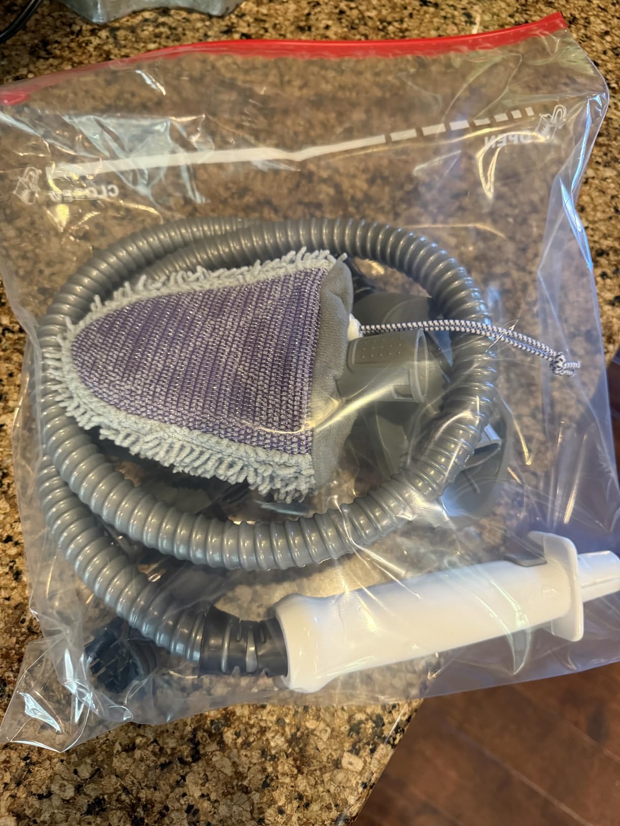 Shark Lift-Away Steam Mop with Detachable Handheld Steam, Blue, S3972BRN | 3 Steam Modes, 1 Double-Sided Washable Dirt Grip Pad, Grout and Nylon Brush, Upholstery Tool, Scraper, Whole Home Cleaning customer photo 2