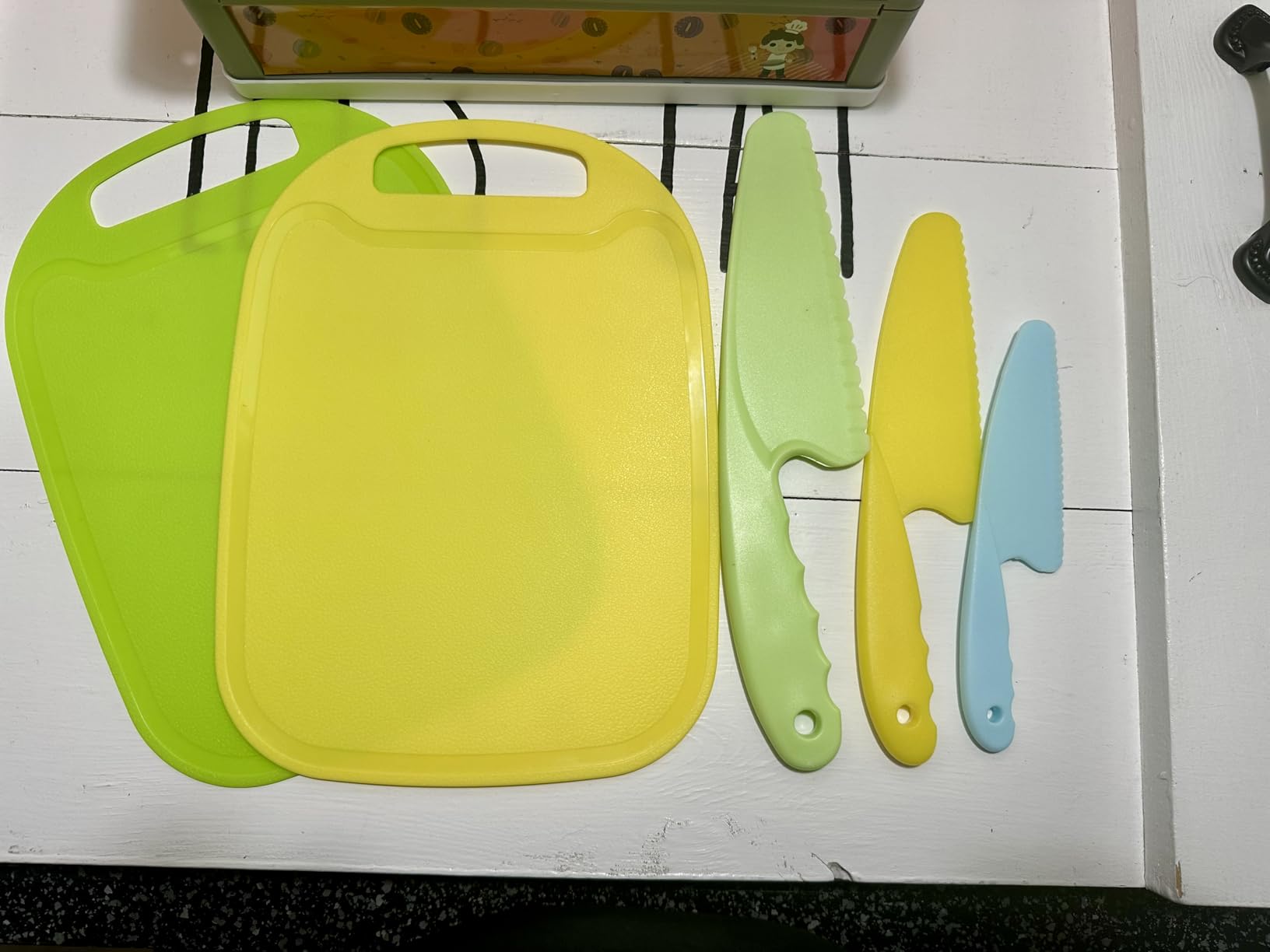 52 PCS Kids Cooking Sets Real, Montessori Pretend Play Kitchen Toys | Toddler Knife Set with Chef Hat & Apron, Kids Baking Set for Boys Girls Christmas Birthday Gift customer photo 2