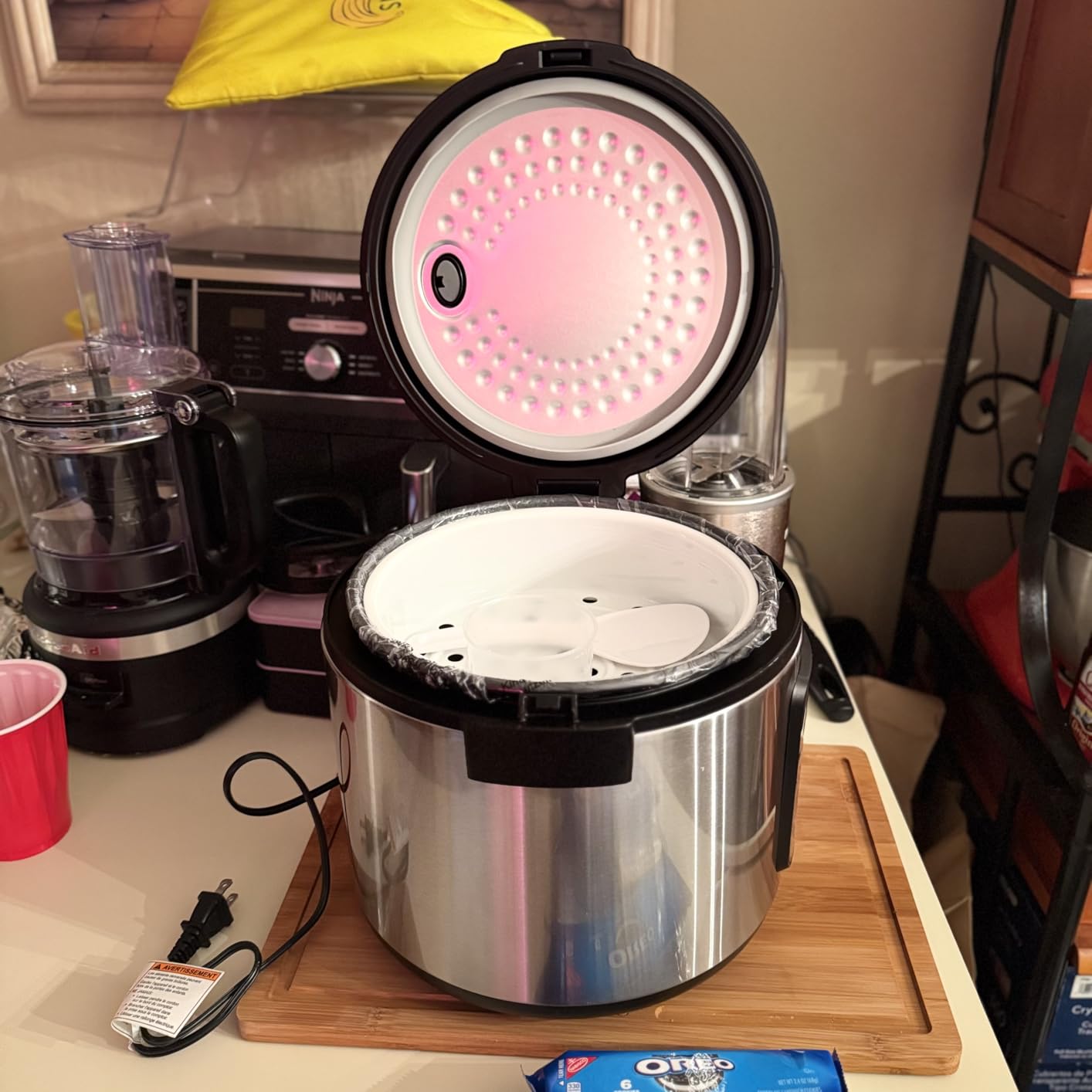 Gourmia Rice Cooker - 10 Cup Uncooked / 20 Cup Cooked, Stainless Steel | 5 Qt Multicooker, 7 Cooking Functions with Digital Controls, Keep Warm, Nonstick Ceramic Pot, Steam Tray & Measuring Cup customer photo 2