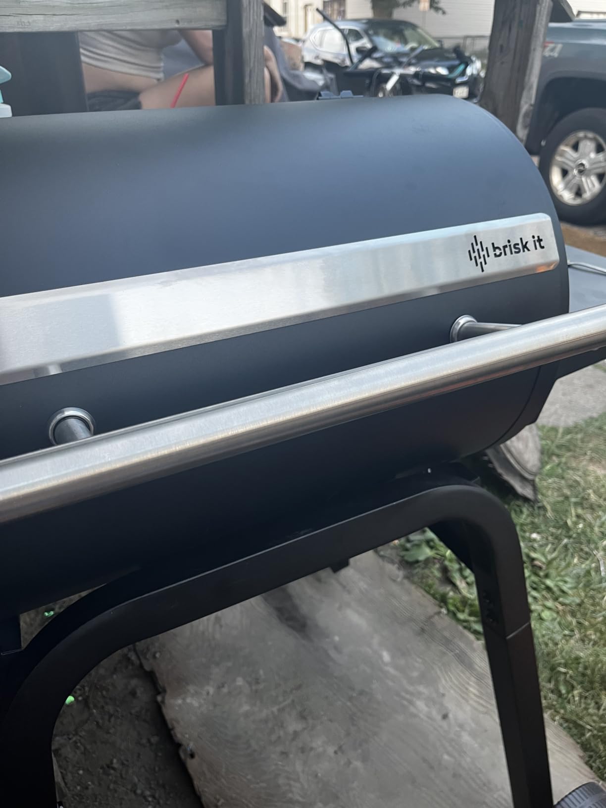 Brisk It Zelos-450 Wood Pellet Grill & Smoker, 450 Sq In, WiFi and A.I. | 7-in-1 BBQ Versatility With Waterproof Cover, App Control, Auto Cooking, PID Controller, 500°F Max, 12 lb hopper, Meat Probe customer photo 2