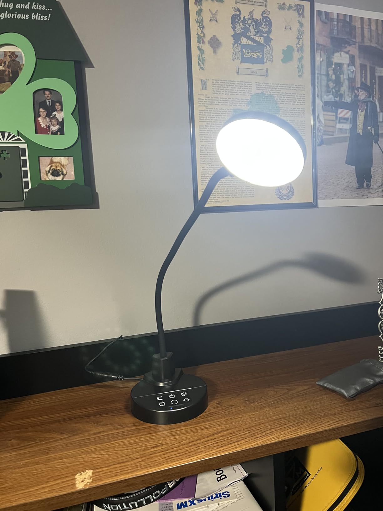 15W LED Desk Lamp with USB Charging Ports - Dimmable Table Lamp with 3 Color Temps, 5 Brightness, 4 Timers, Flexible Gooseneck Light with Base, Eye-Caring Reading Light for Home Office, Bedroom, Study customer photo 2