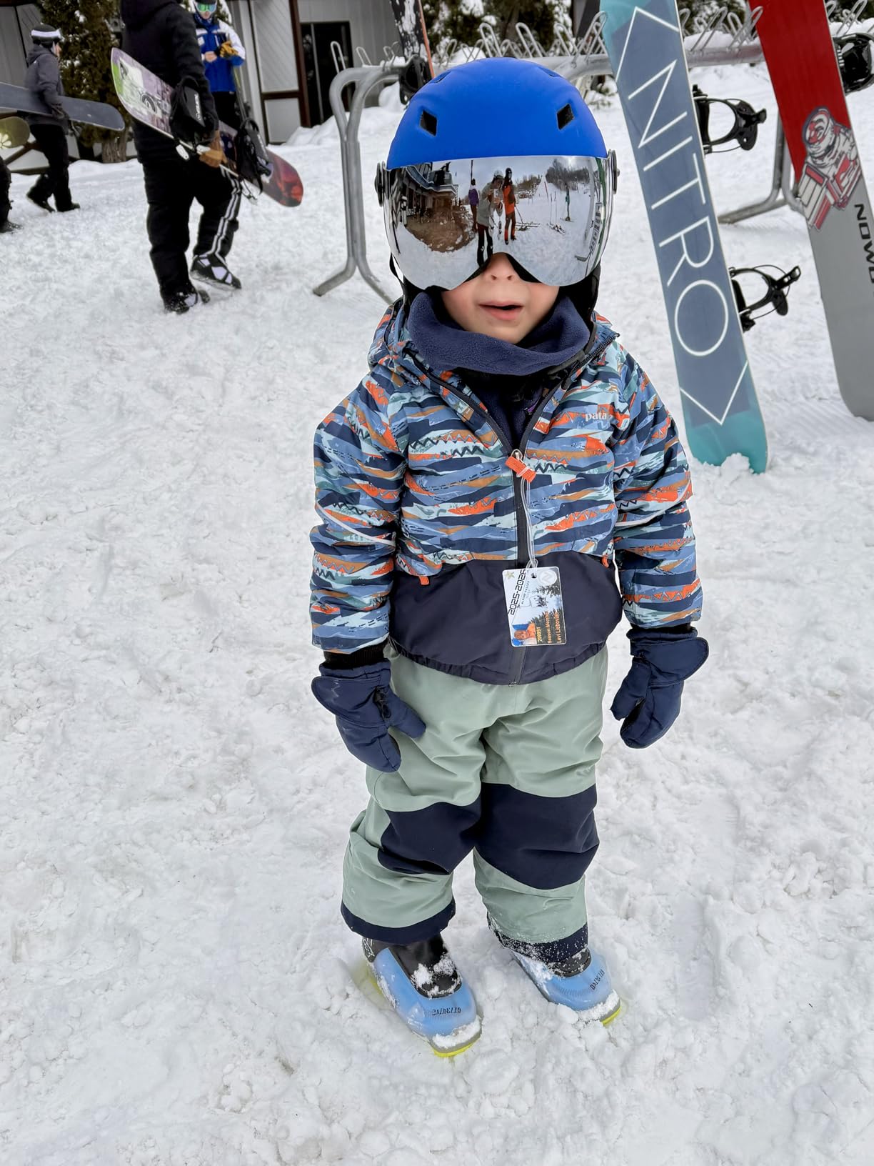 Odoland Kids Ski Helmet with 2-in-1 Visor Goggles for Boys Girls customer photo 1