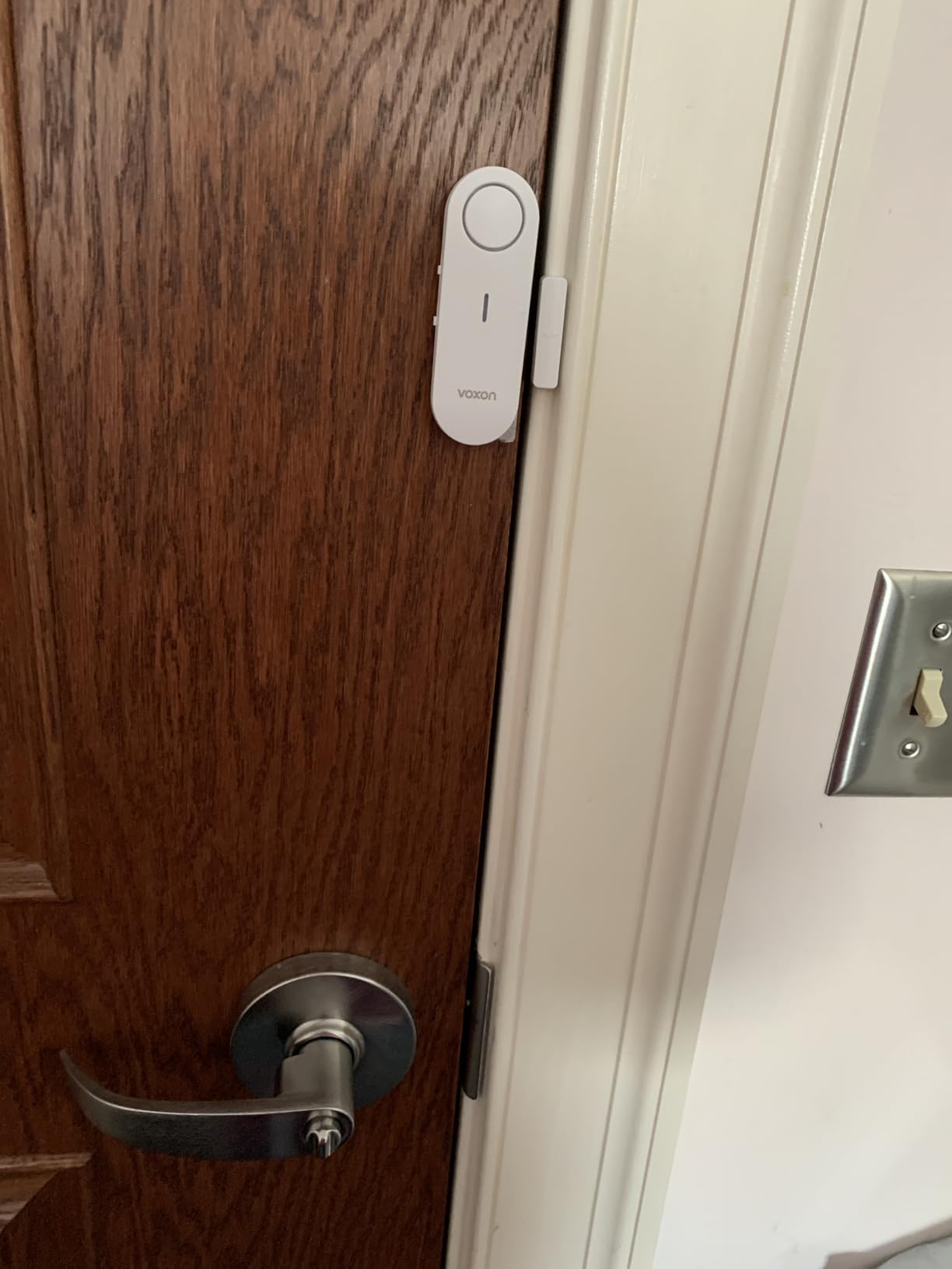 VOXON Door Alarms for Kids Safety - Window Alarms for Personal Home Security - 2 in 1 Chime/Alarm | 3-Level Volume Control - Burglar Door Sensor Alarm for Pool House Rooms Garage RVs - 2 Pack customer photo 2