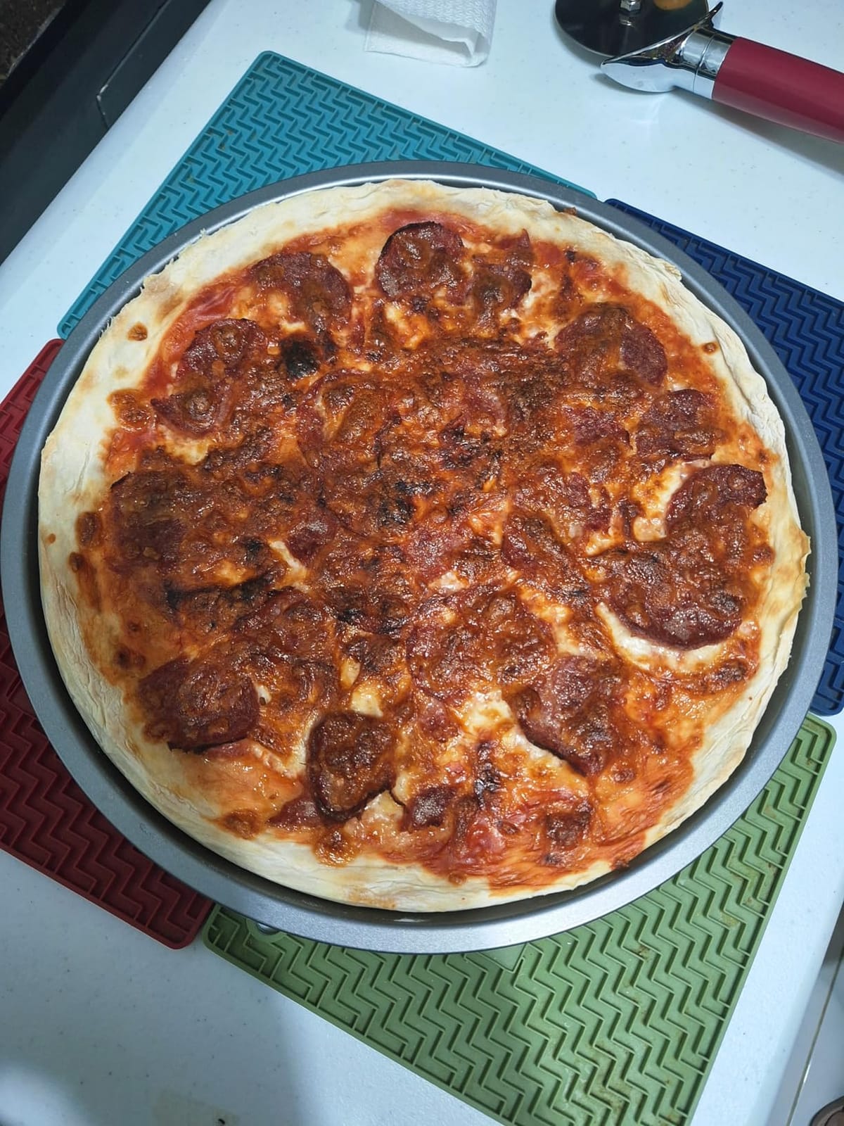 Wilton Silver Non-Stick Pizza Pan, Made Without PFAS, 12 in. customer photo 2