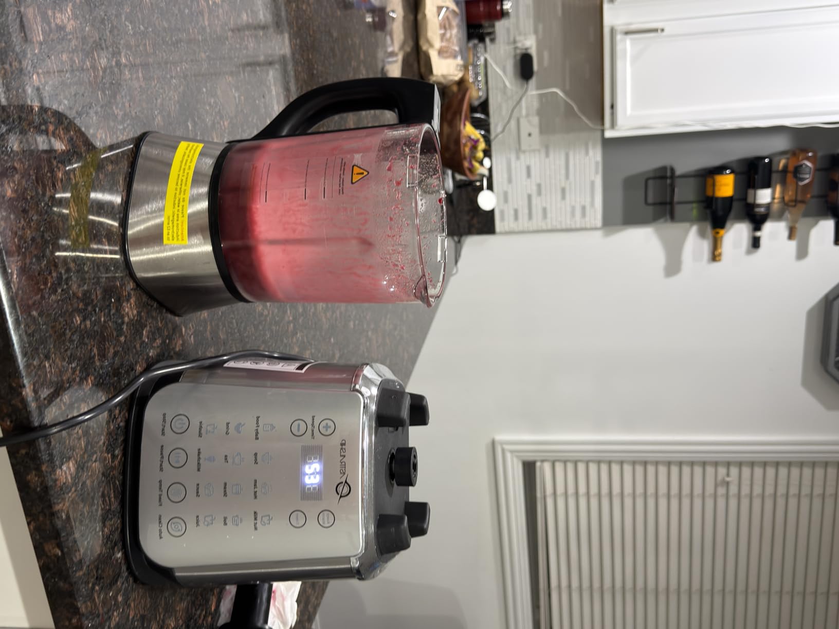 Glass Blenders for Kitchen with Tamper, Blender for Smoothies, Professional Blenders 1500W Motor, 9 Adjustable Speeds, 14 Preset Programs, High-Speed Heating Blender for Nut Milk, Soups, Sauces & More customer photo 1