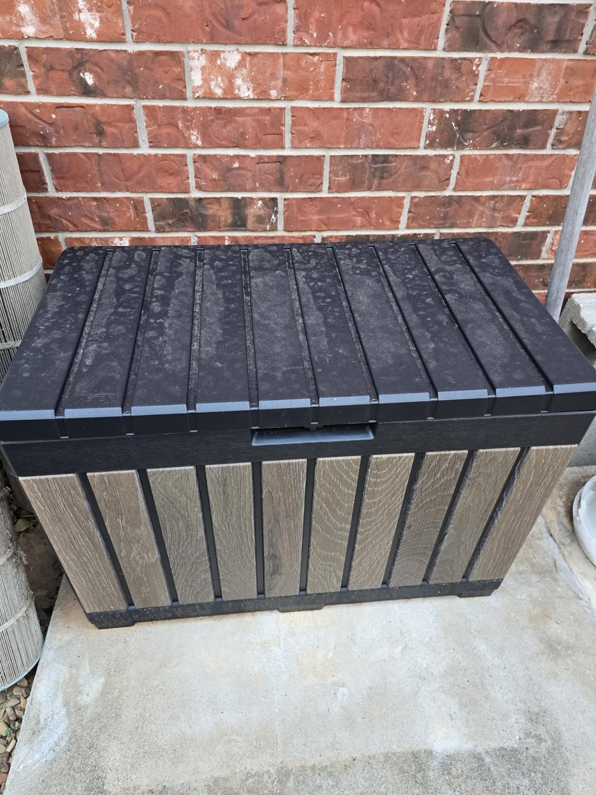 Keter Premium Everwood 30 Gal Outdoor Storage Box and Patio Side Table customer photo 1