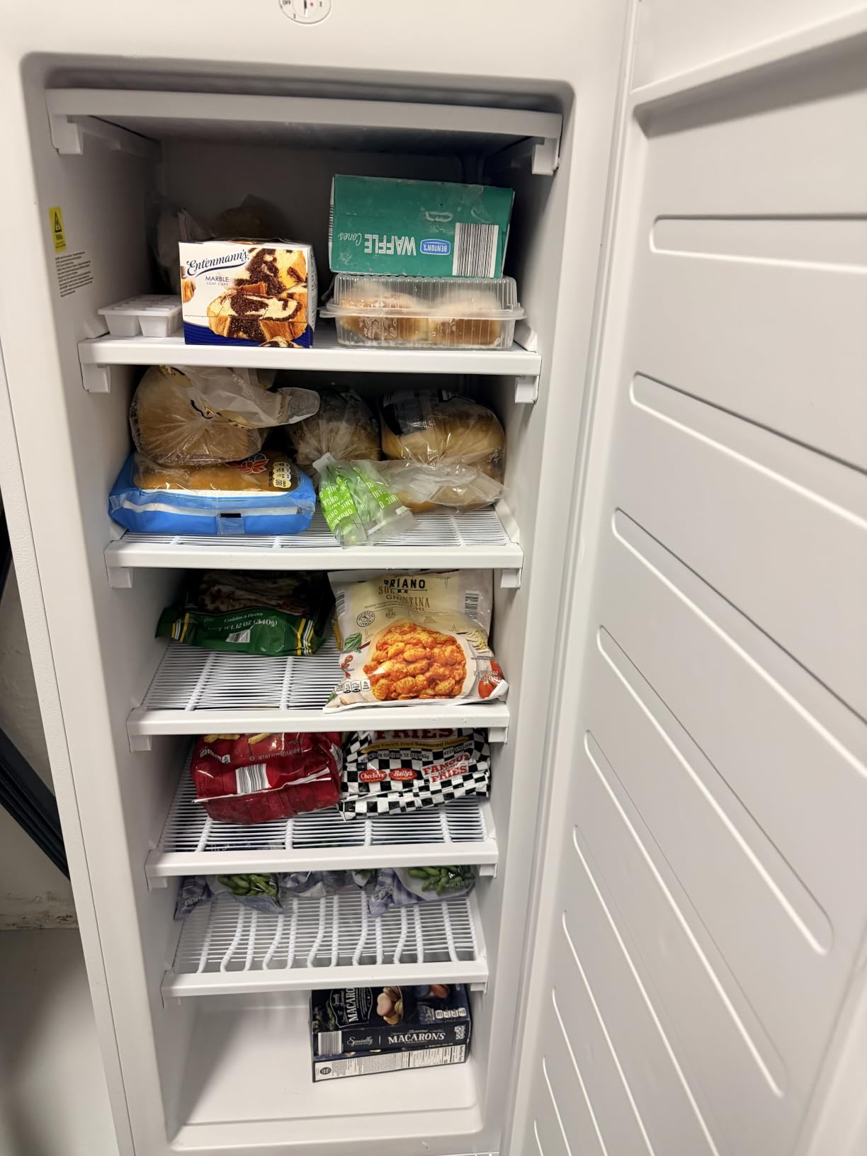 BANGSON 6.5 Cu.ft Upright Freezer for Apartment, Silver customer photo 1