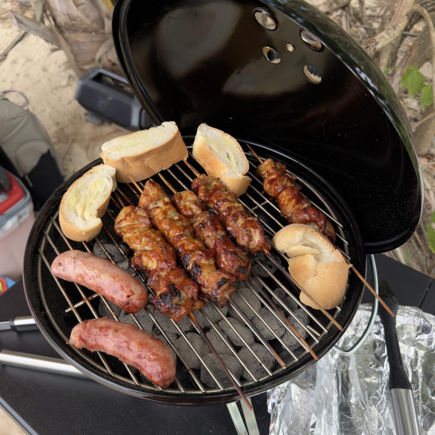 Weber Smokey Joe 14-Inch Portable Charcoal Grill, Black customer photo 1
