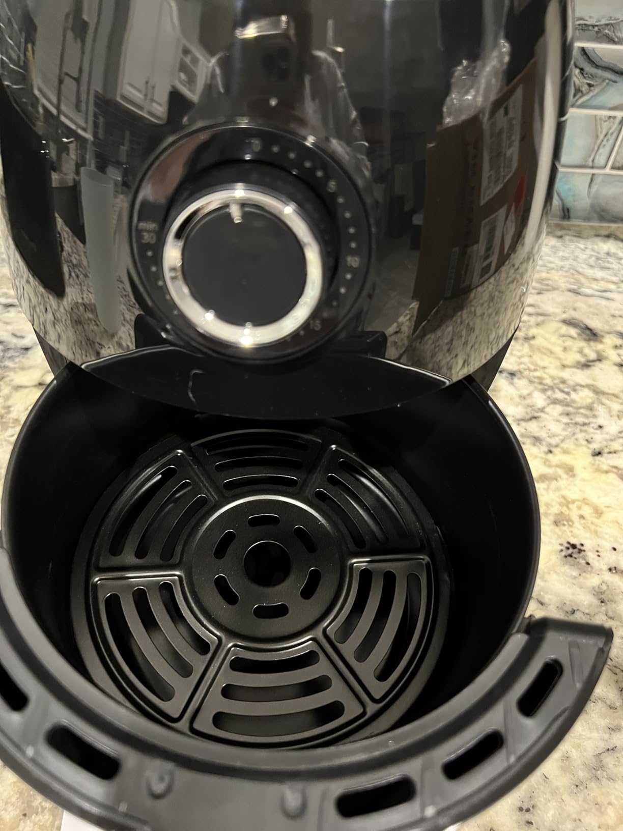 Compact Air Fryer Small, 2.1QT, 4-in-1 Small Mini Airfryer Compact, Bake, Roast, Reheat, 98% Less Oil, Adjustable Temperature & Timer, Quiet, Nonstick & Dishwasher Safe Basket, BPA-Free, Black customer photo 2