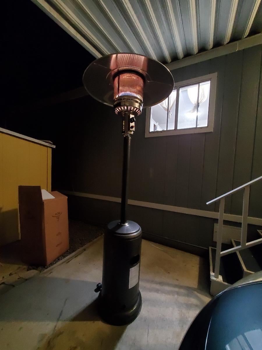 Pamapic Outdoor Heaters for Patio with Round Table Design, Premium 304 Stainless Steel Burner, Triple Protection System Propane Patio Heater for Porch Garden, Residential & Commercial Use customer photo 1