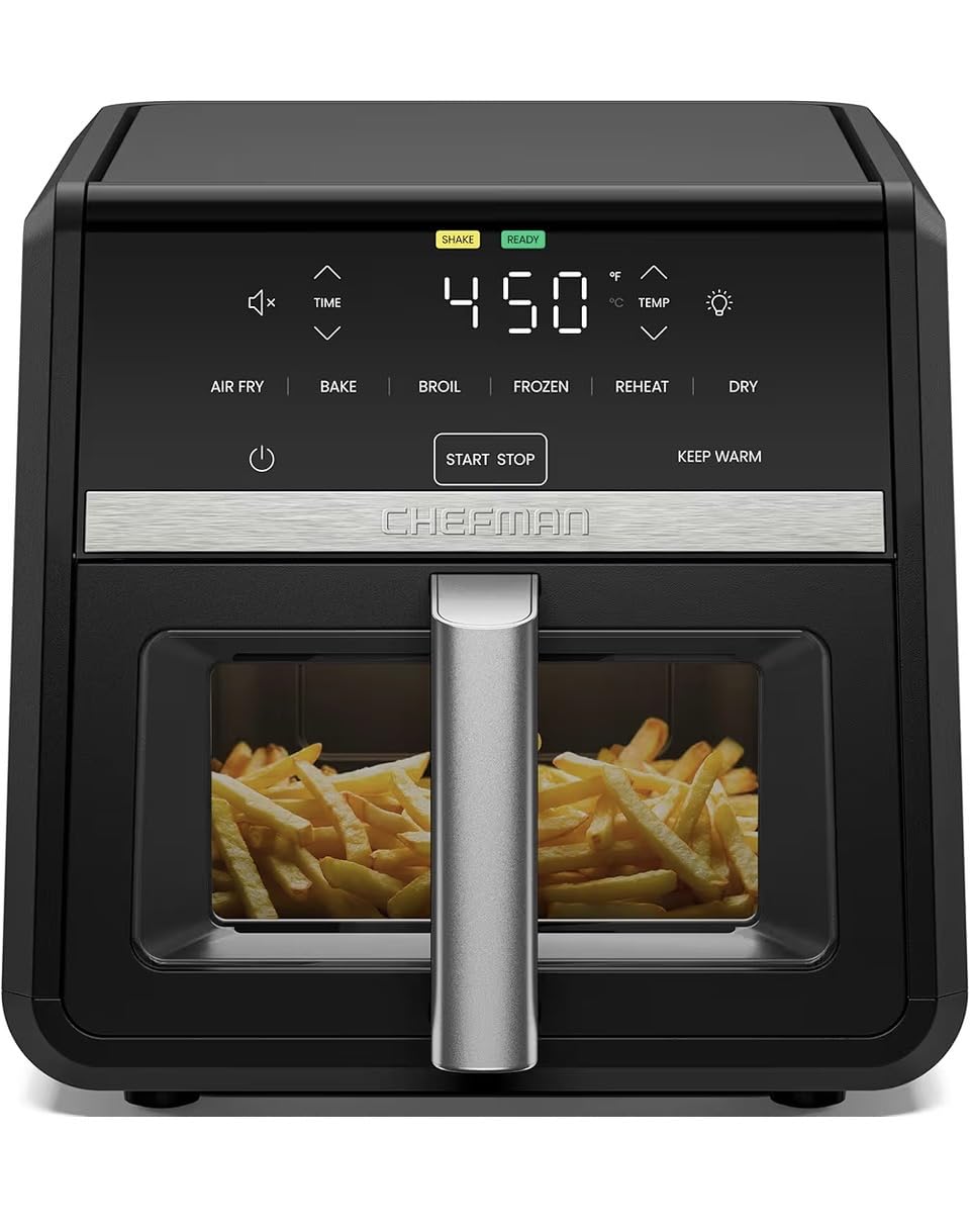 Chefman Air Fryer 9 Qt | TurboFry 7-in-1 High-Powered 450°F Cooking with Viewing Window customer photo 1