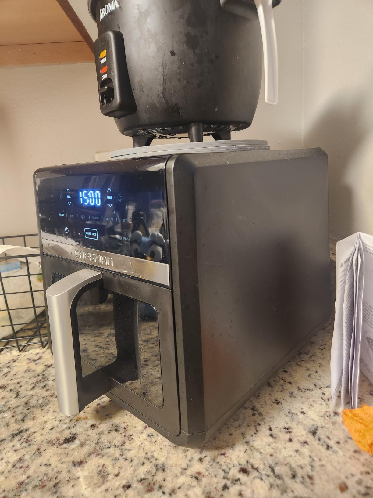 Chefman Air Fryer 9 Qt | TurboFry 7-in-1 High-Powered 450°F Cooking with Viewing Window customer photo 2