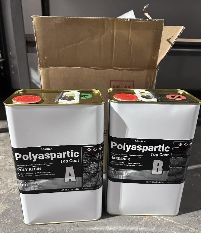 UltraShield Polyaspartic Floor Coating Kit, Clear Top Coat, 2 Gallon customer photo 2