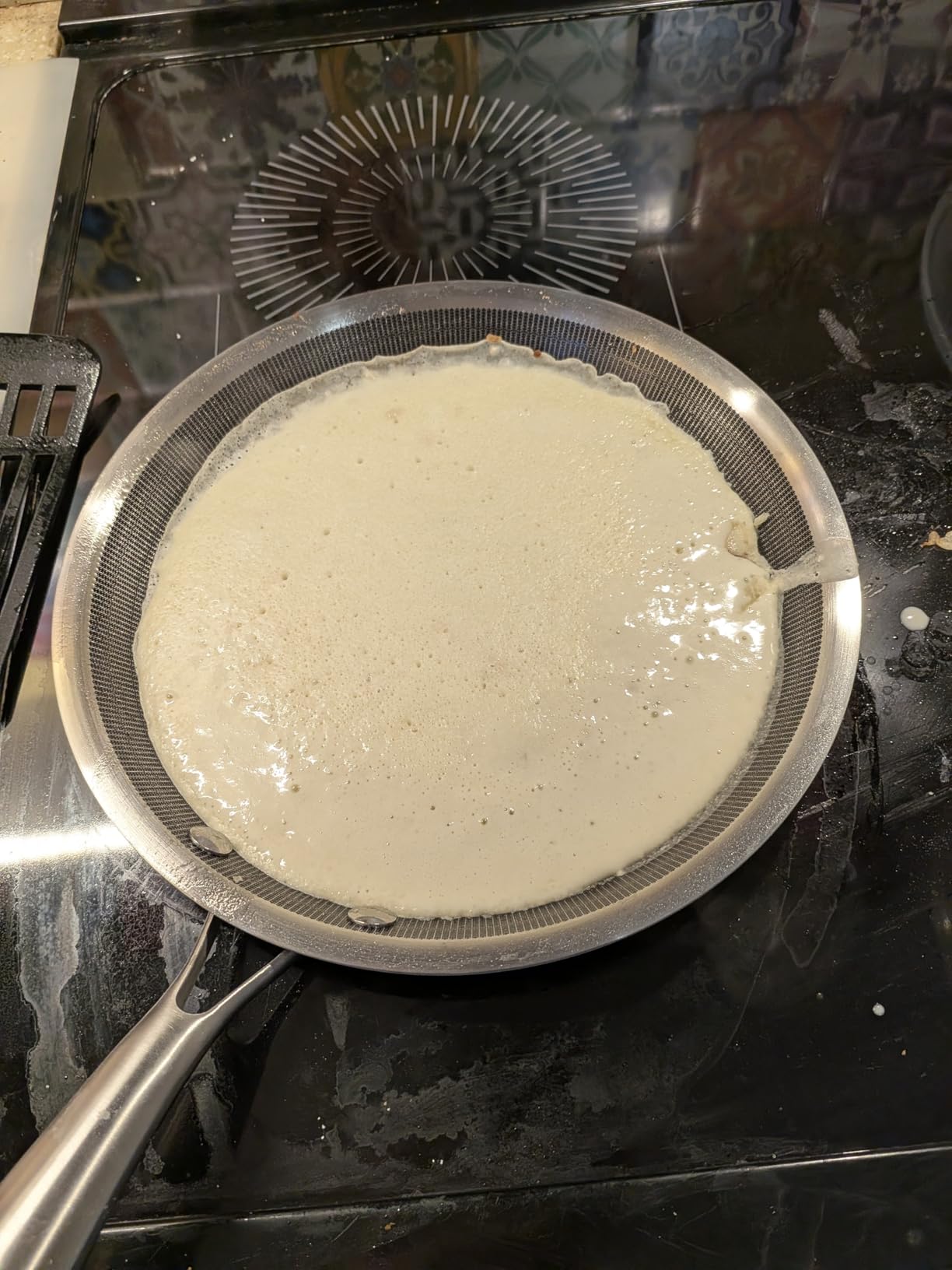 COOKER KING 11-inch Non-Stick Griddle, Crepe Pan for Pancakes, Tortillas | Non-Toxic Coating Comal, Dishwasher & Oven Safe, Induction Ready, Stay-Cool Handle, 3-Ply Clad Stainless Steel for Fast Heat customer photo 1