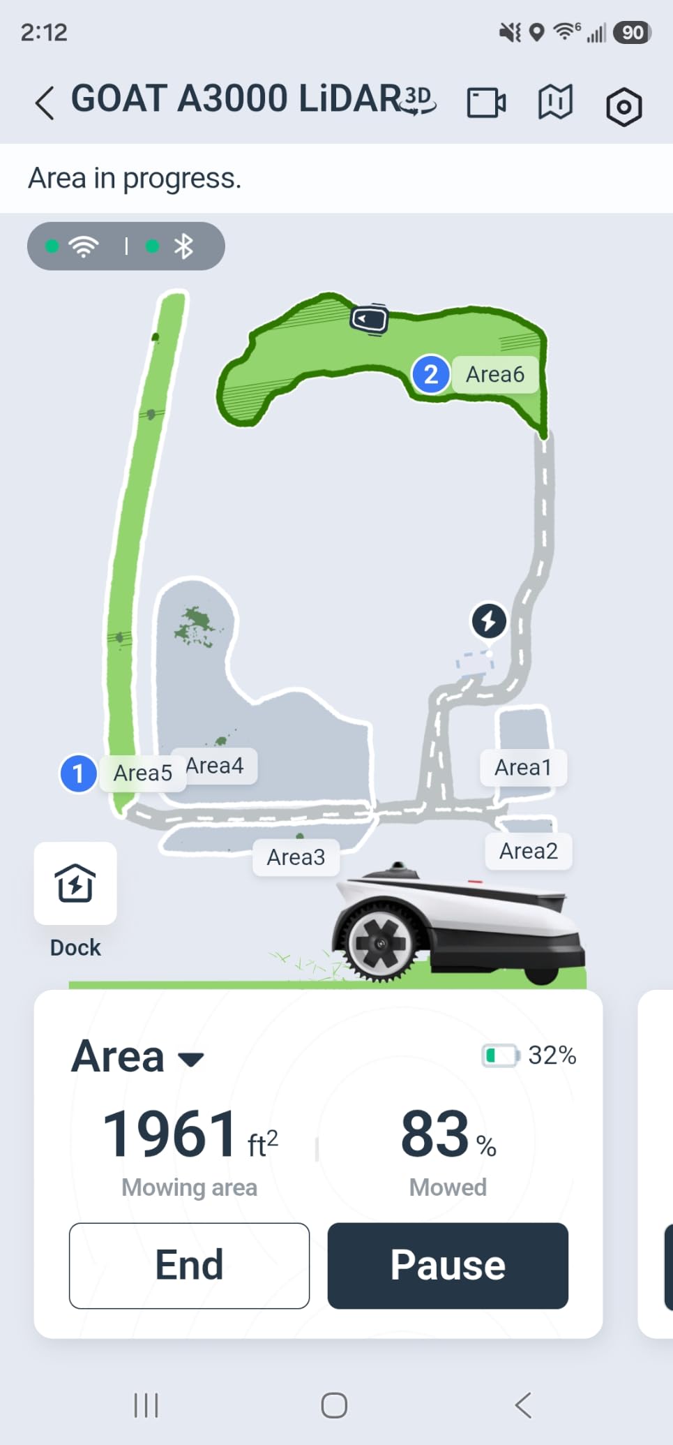 ECOVACS Goat A3000 LiDAR PRO Robotic Lawn Mower, Dual LiDAR Navigation customer photo 2