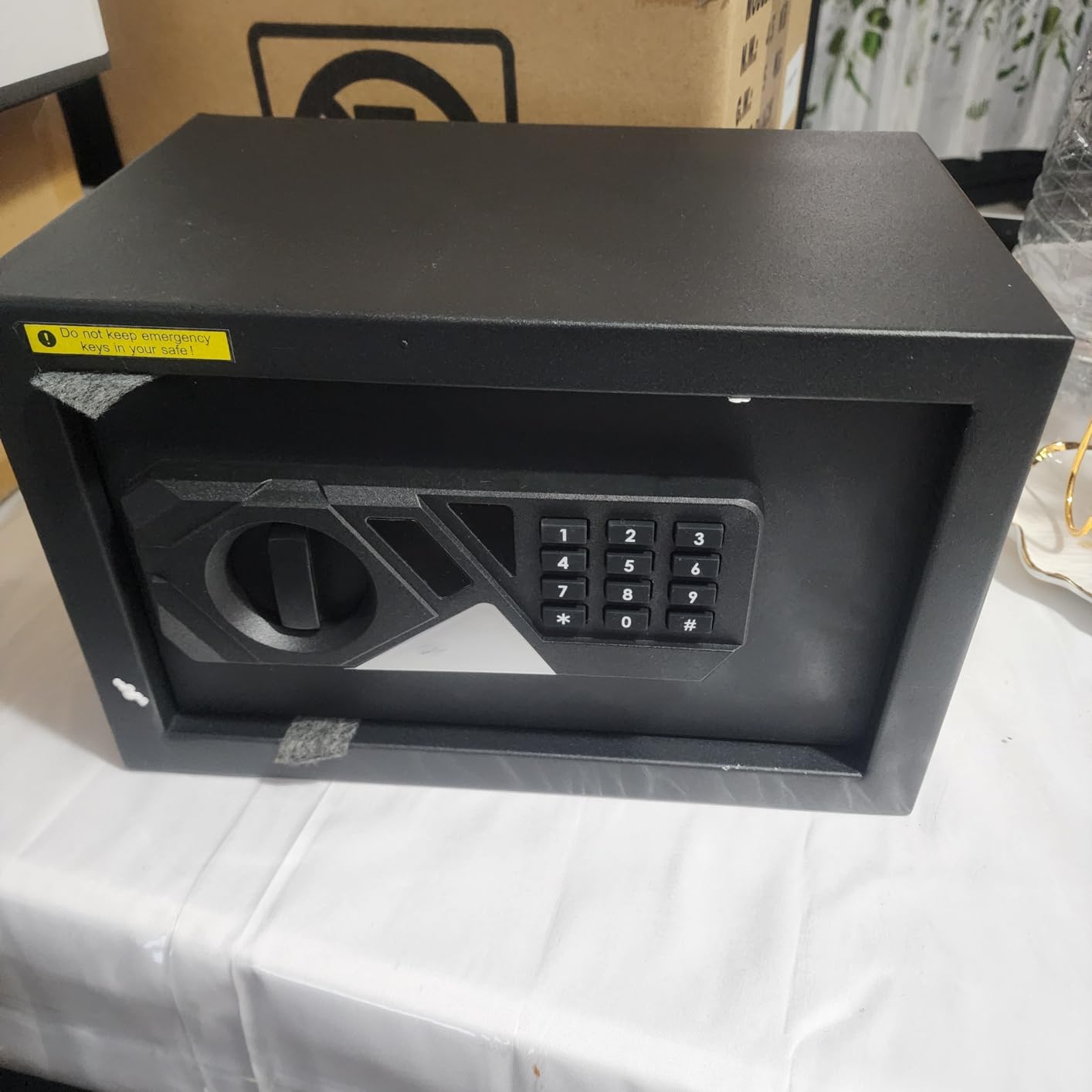 5.2 Cuft Large Floor Safe, Heavy Duty Fire Proof Safes for Home Use with Digital Keypad, Removable Shelves and Alarm System, Anti-theft Home Safe for Documents Money customer photo 2
