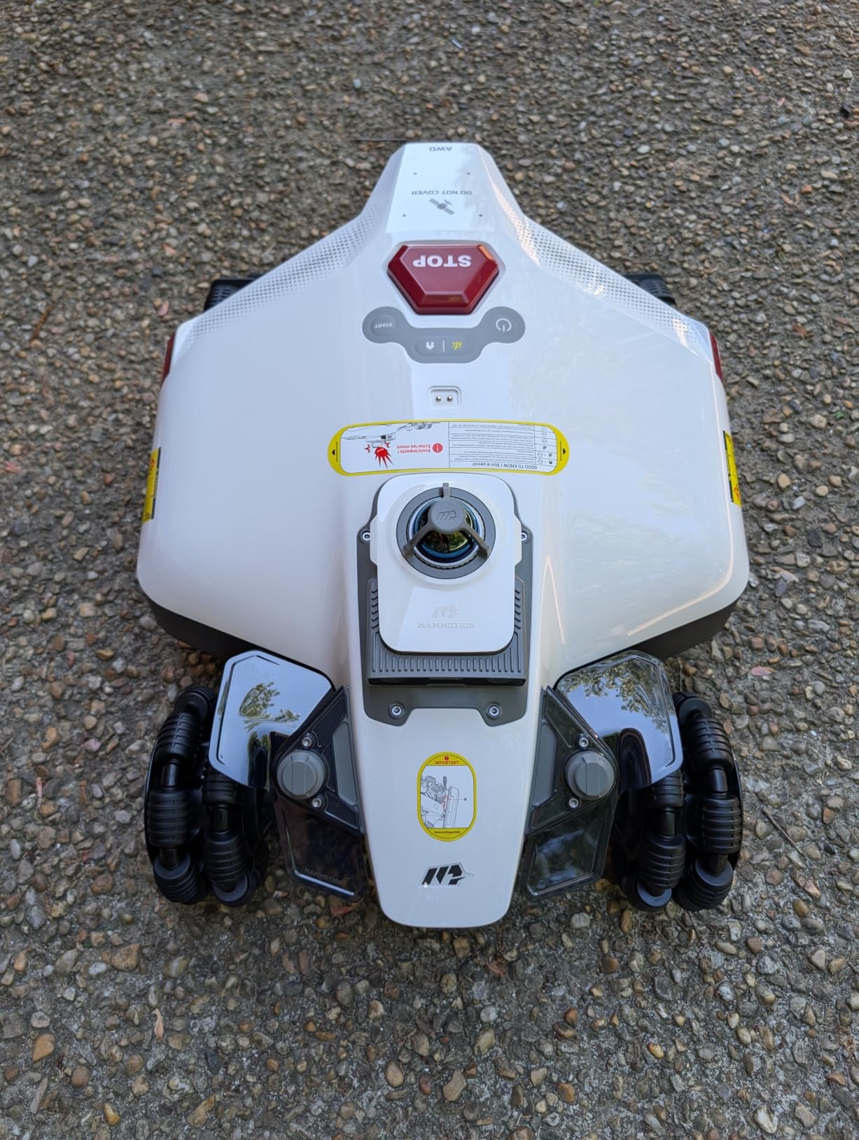 Mammotion LUBA 3 AWD 3000H Robot Lawn Mower for 0.75 Acre, 360° LiDAR+NetRTK+AI Vision Tri-Fusion Positioning, All-Wheel-Drive for 80% Slopes, 30 Multi-Zone Management, Cutting Height 2.2