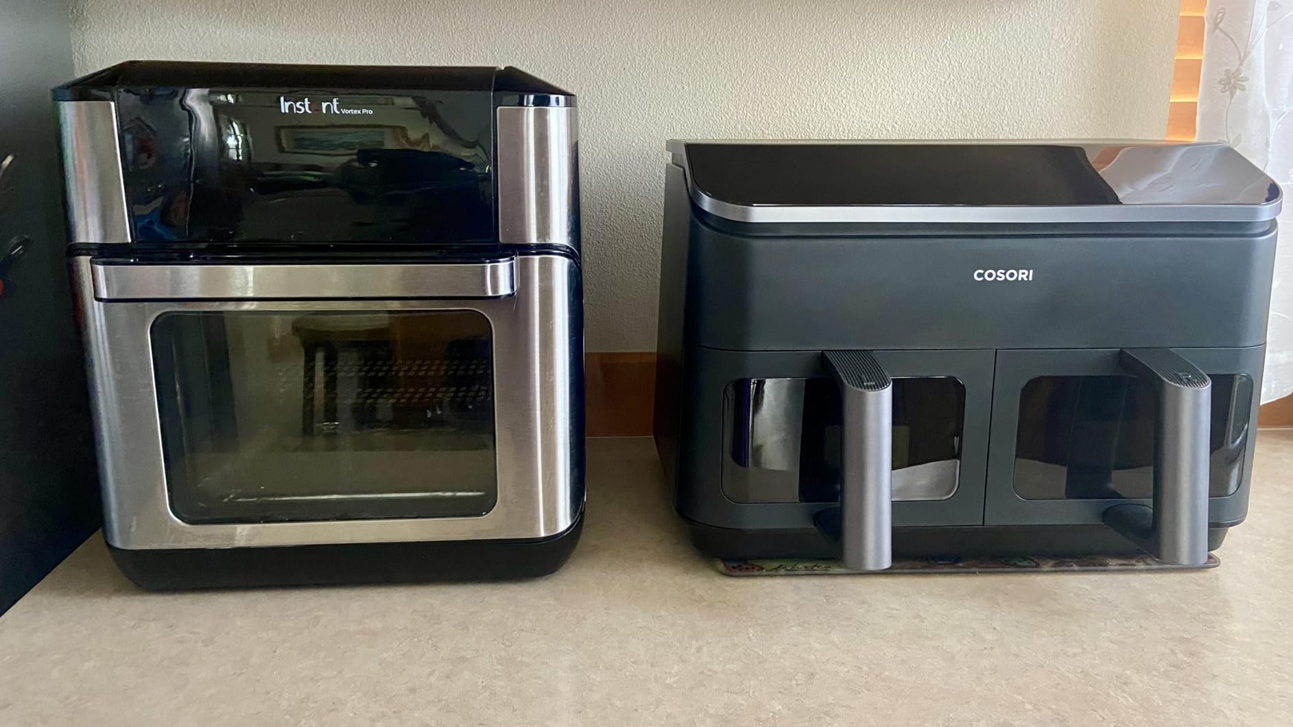 Cosori TWINFRY 9 QT Double Air Fryer, Removable Divider, PFAS-Free Ceramic | Dual 4.5Qt & Full 9Qt, Two Ways to Cook, 6-in-1, Independent Cooking, Match&Sync, Dishwasher-Safe, Countertop Friendly customer photo 1