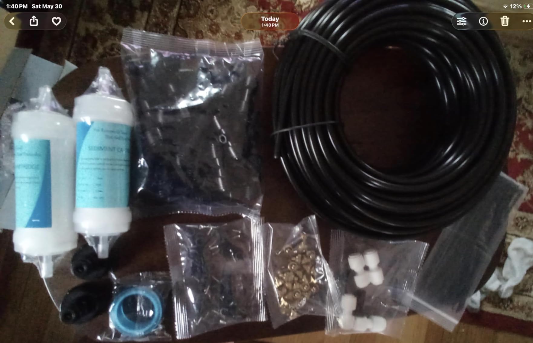 120FT Misters for Outside Patio, Outdoor Misting Cooling System with 28 Brass Nozzles & 2 Water Filters, DIY Misting Kit for Backyard Garden Greenhouse Deck Umbrella Canopy Pool Porch Trampoline customer photo 2