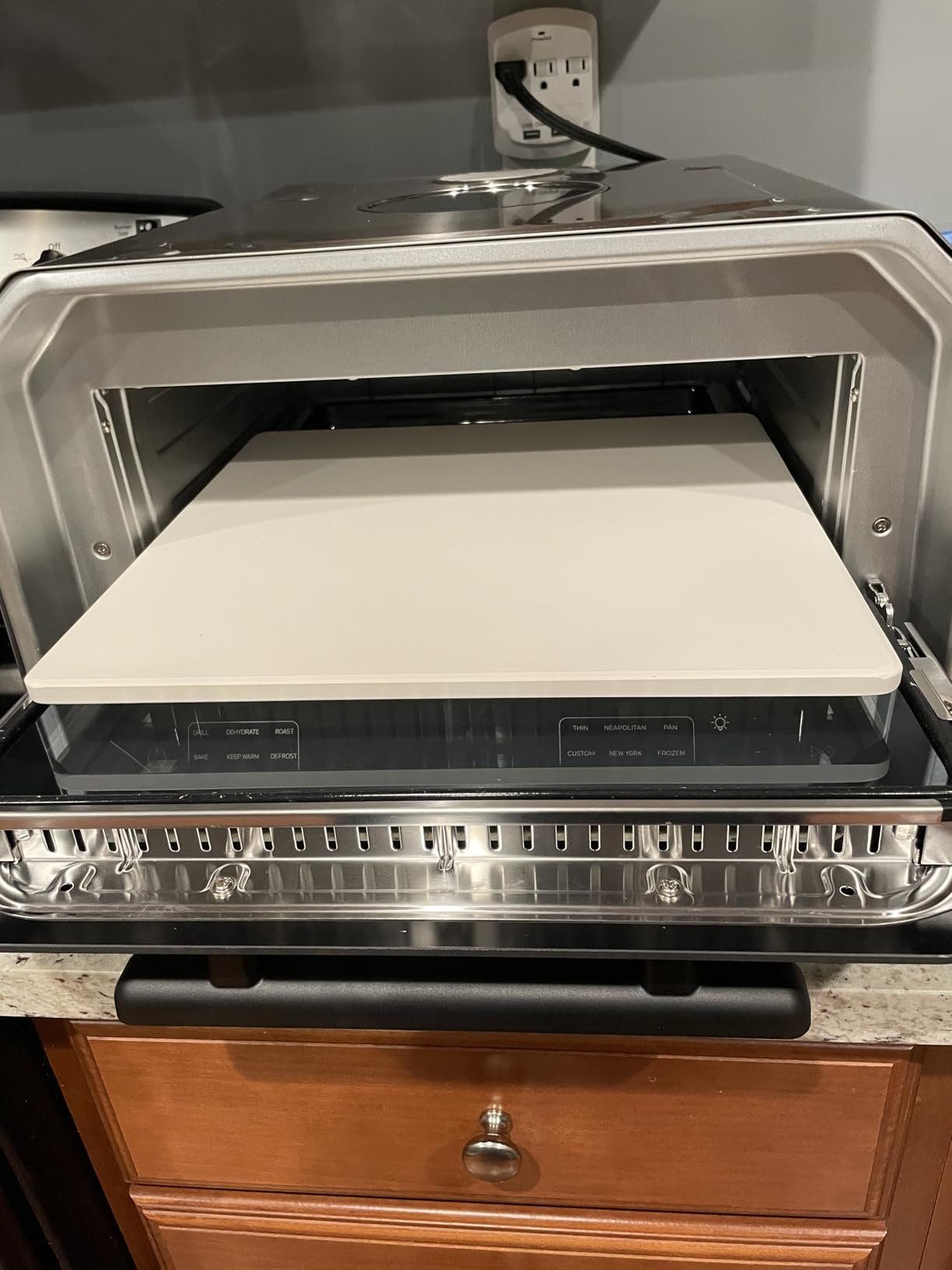 13-in-1 Countertop Pizza Oven, 90-Second 12 Inch Pizza, up to 850°F, 6 Presets & 6 Bake Modes, PID Control, Expert Mode Makes 5 in 30 Min for Home Pizzeria, Top Window & On-Demand Light, Silver customer photo 1