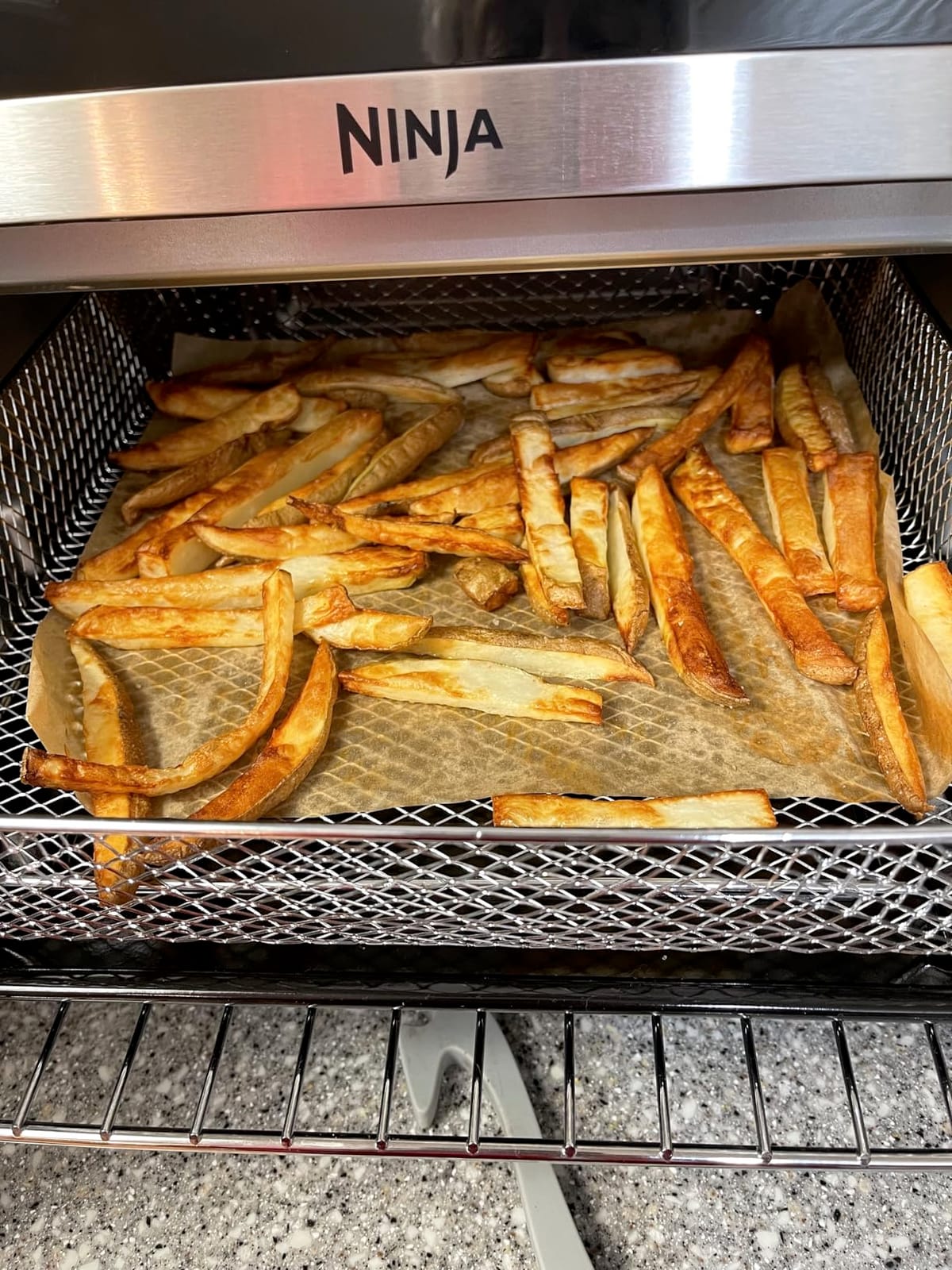 Ninja French Door Premier Air Fry Oven, 10-in-1, Cyberspace, FO101BL | 450F cyclonic air, PFAS-free surface, Air fry, sear crisp, bake, broil, toast, dehydrate customer photo 1