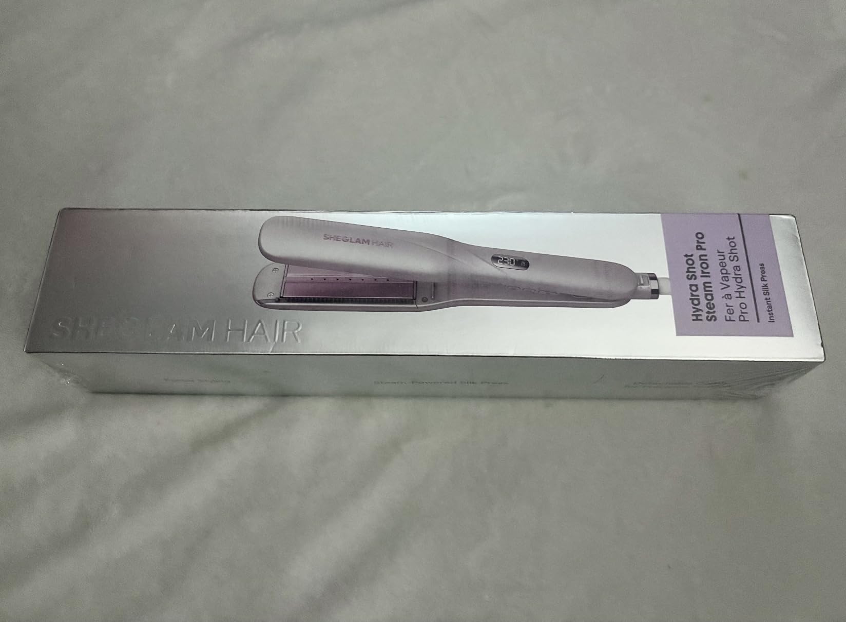 SHEGLAM Steam Flat Iron Hair Straightener 1.5