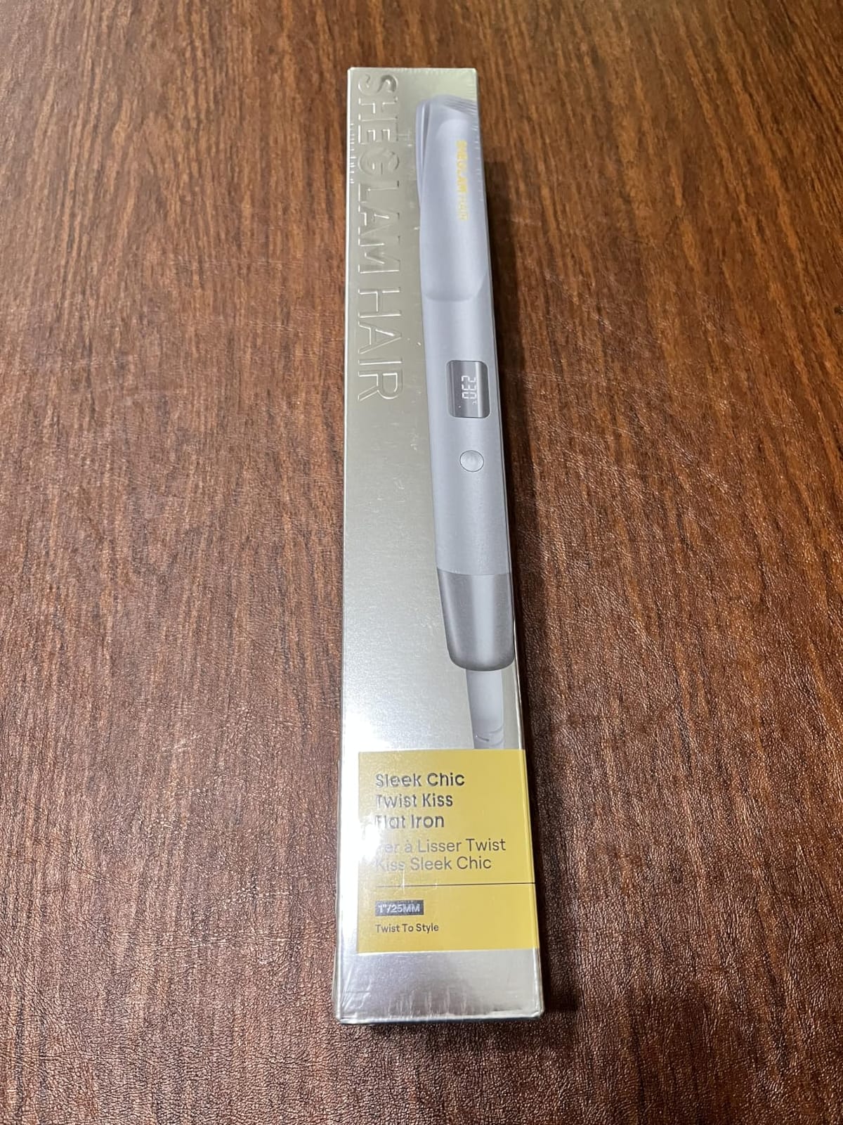 SHEGLAM Twist Hair Straightener and Curler, 1-Inch Flat Iron for Soft Curls customer photo 1
