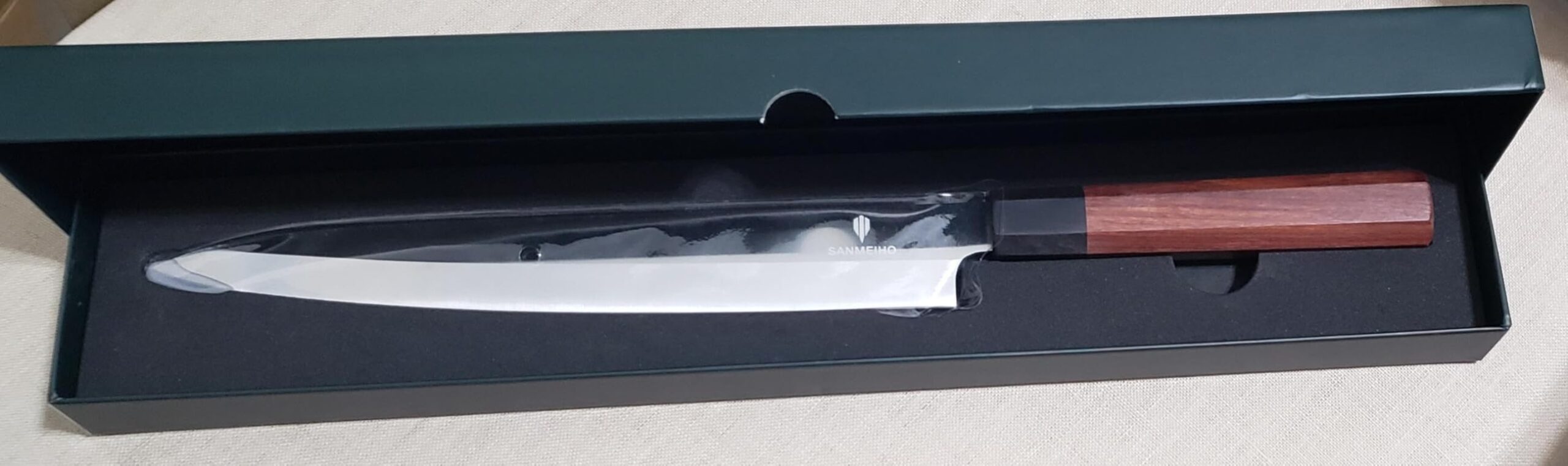 6 Inch Chef Knife for Small Hands, Japanese High Carbon Steel | Kitchen Knife Multi-function Mini Size Sharp Cooking & Sashimi Knife with Ergonomic Red Sandalwood Handle customer photo 1