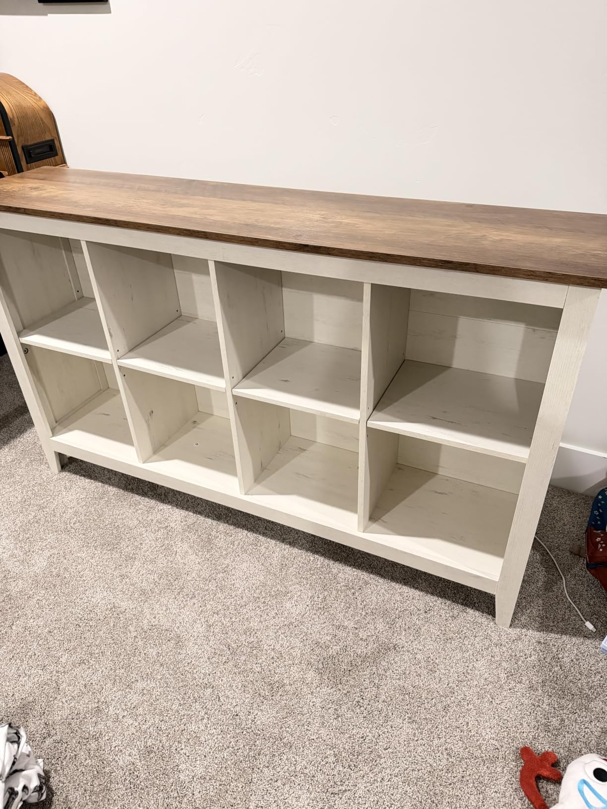 VASAGLE Farmhouse Bookshelf, 6-Tier Bookcase with Doors customer photo 1