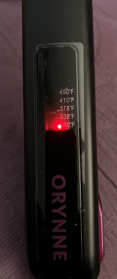 ORYNNE 1/2 Inch Flat Iron Small Hair Straightener for Short Hair Bangs Pink | Thin Straightener Curler for Short Hair & Pixie Cut | Argan Oil Infused Plates | 5 Heat Settings to 450°F | 60s Fast Heat-Up customer photo 2