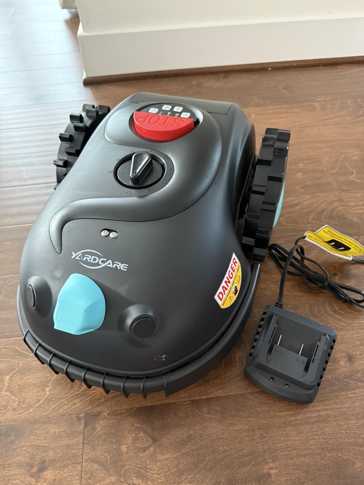 YARDCARE V100 Automatic Robot Lawn Mower HD Vision for Lawn Max 1600 sq ft customer photo 2